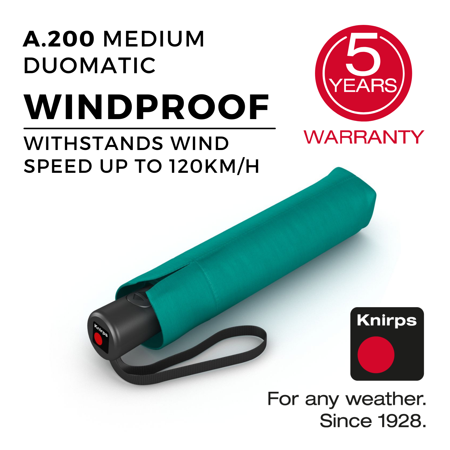 Knirps A.200 Medium Duomatic Umbrella (SA)