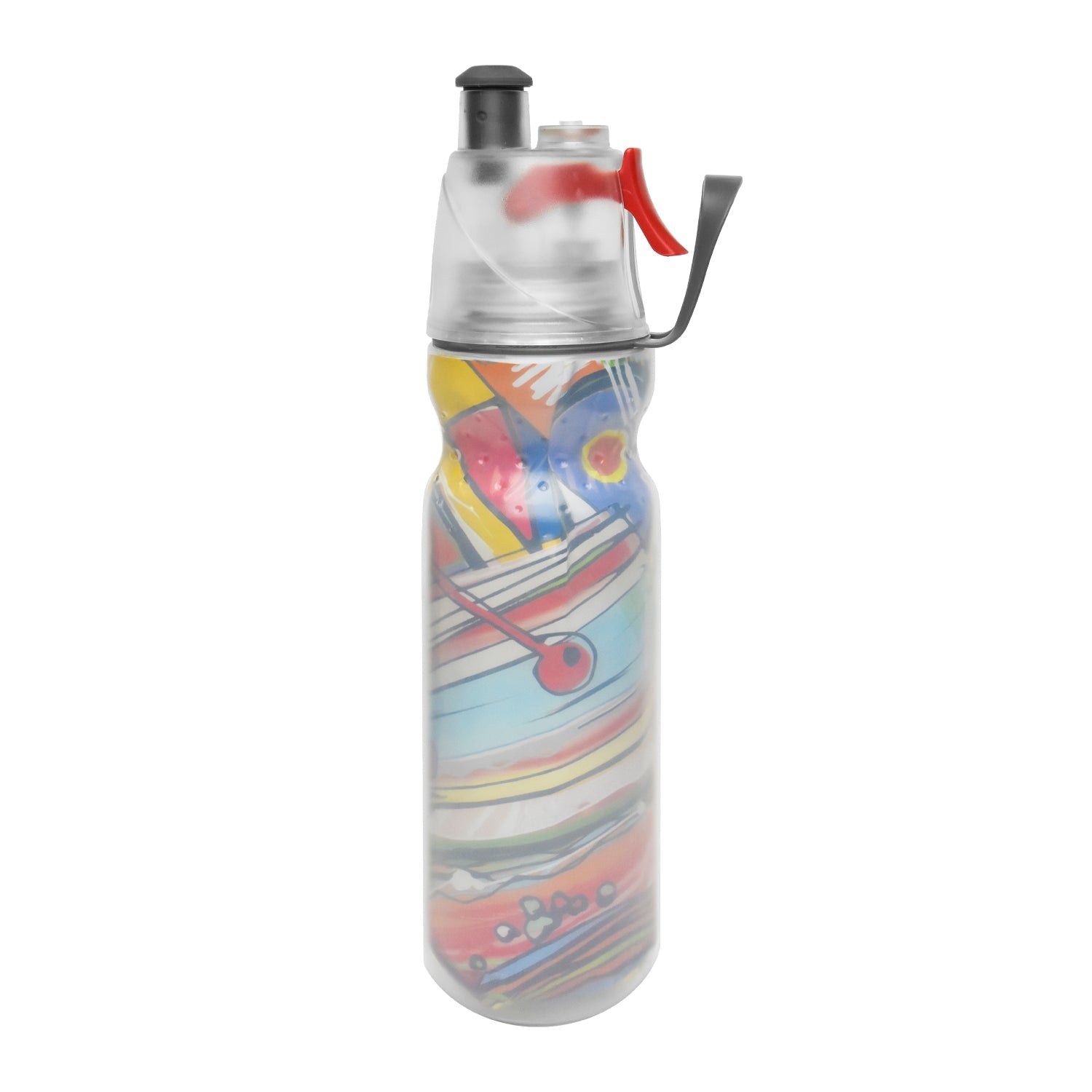 O2COOL Arctic Squeeze Mist 'N Sip Insulated Water Bottle 20oz