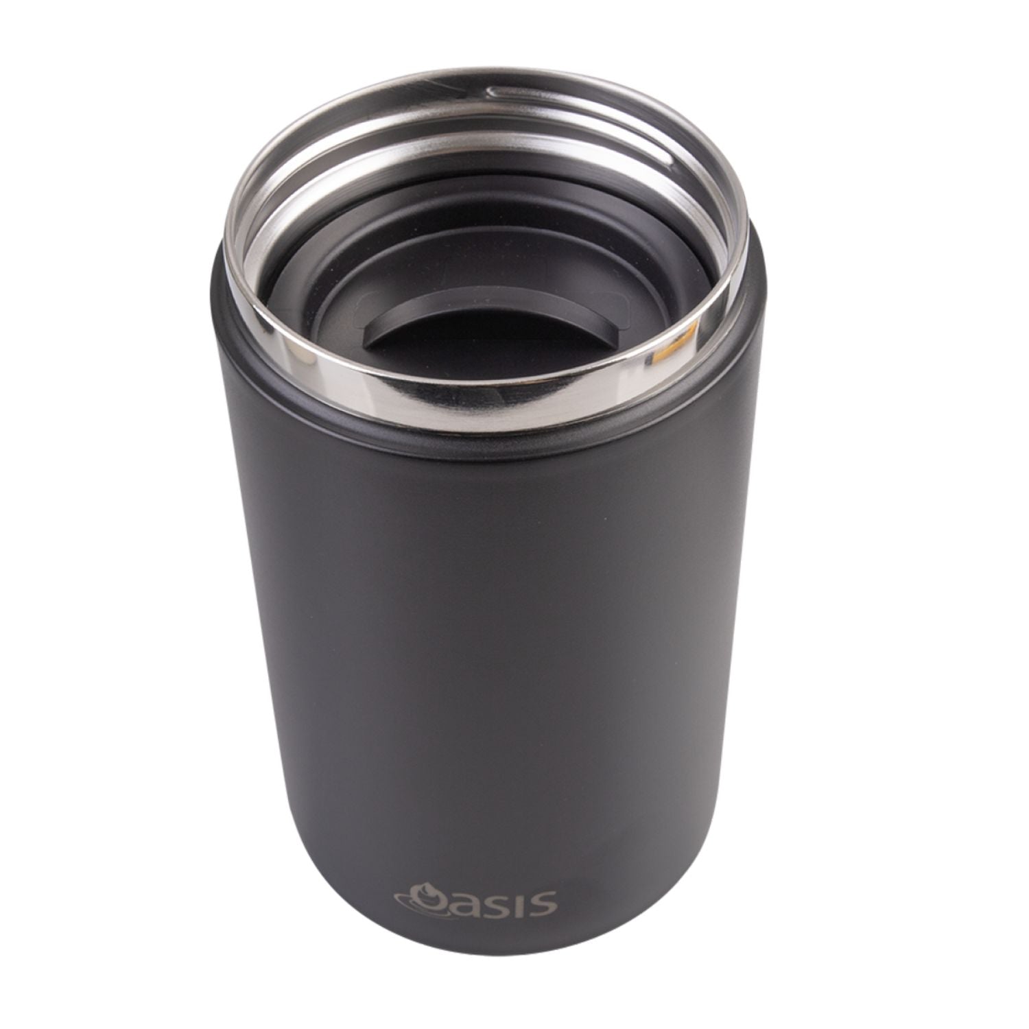 Oasis Stainless Steel Insulated Dual Compartment Food Flask with Handle 700ML