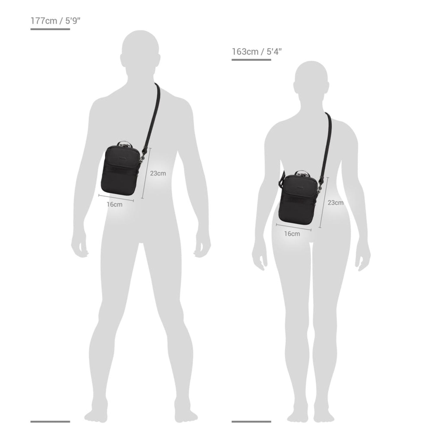 Pacsafe Metrosafe X Anti-Theft Compact Crossbody Bag (SA)