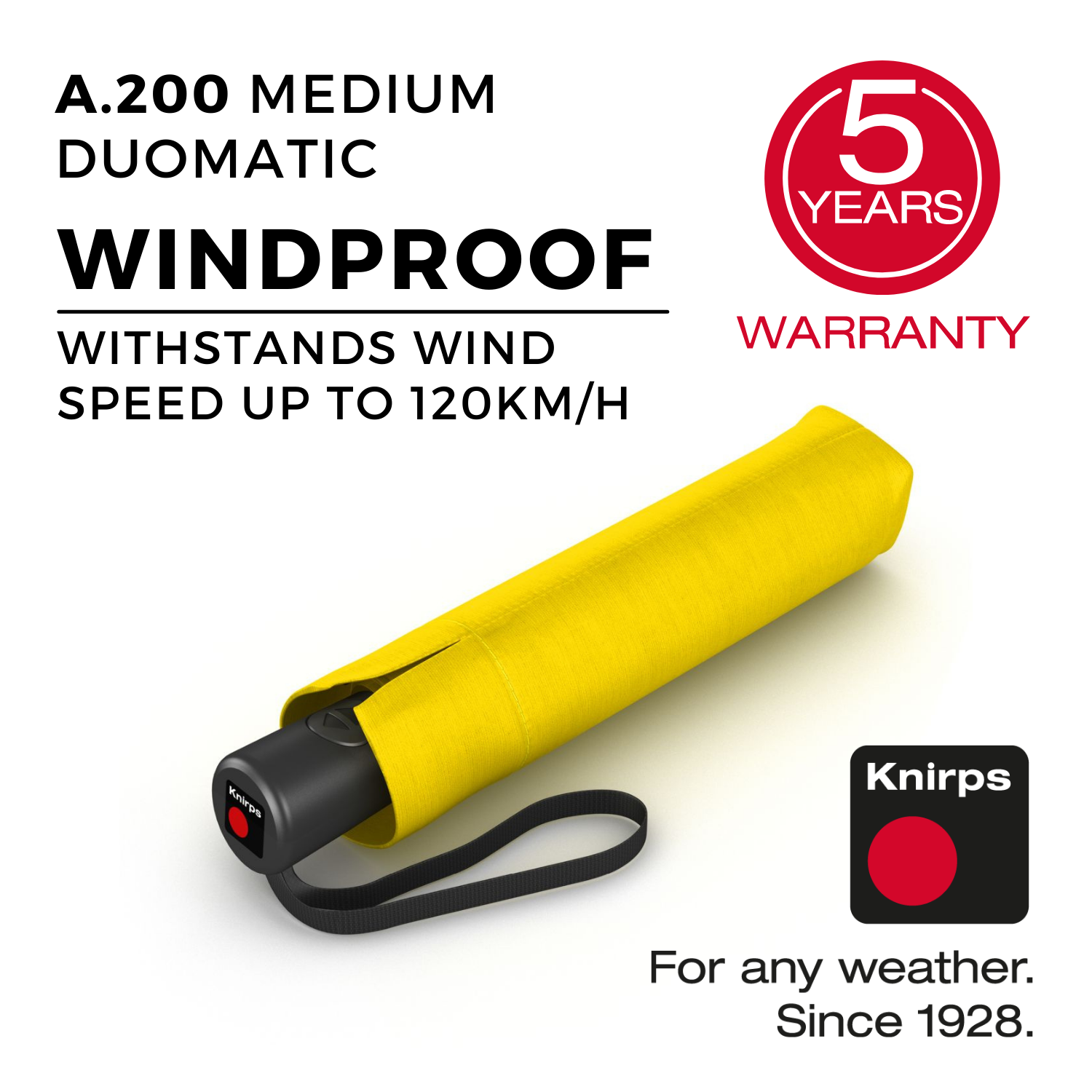Knirps A.200 Medium Duomatic Umbrella (SA)