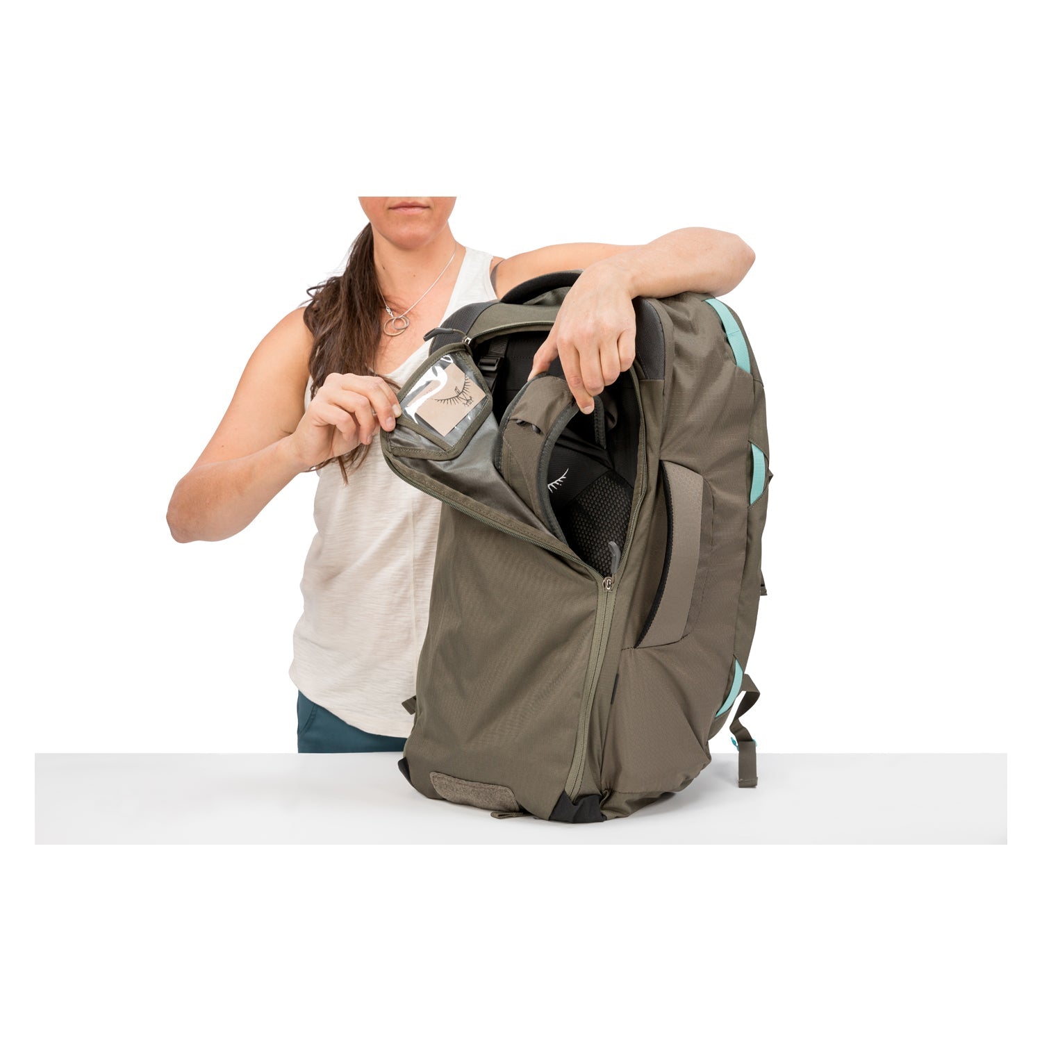 Osprey Fairview Travel Pack 55 Backpack - Small/Medium - Women's Travel - Trekking