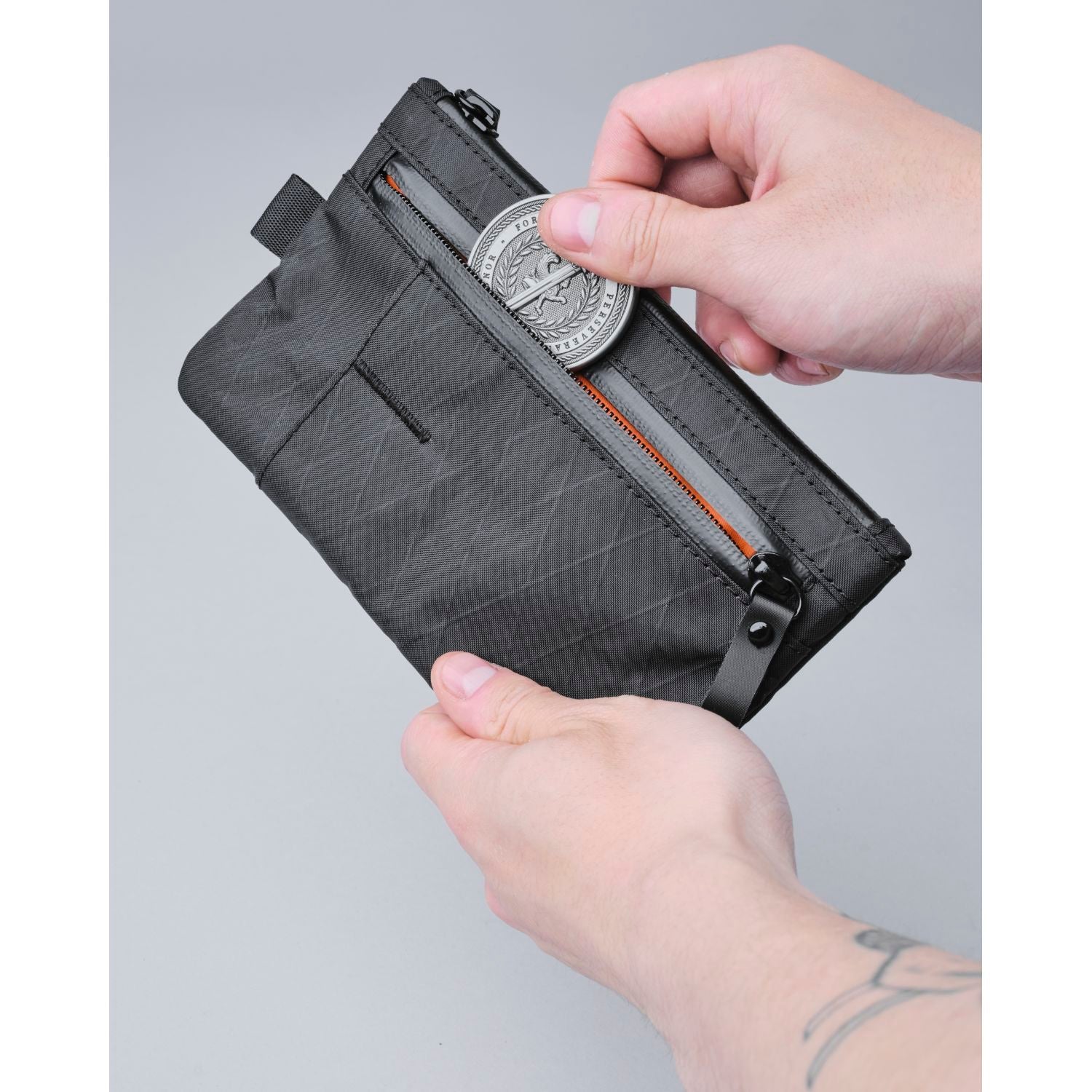 ALPAKA Zip Clutch + Hand Carry Strap