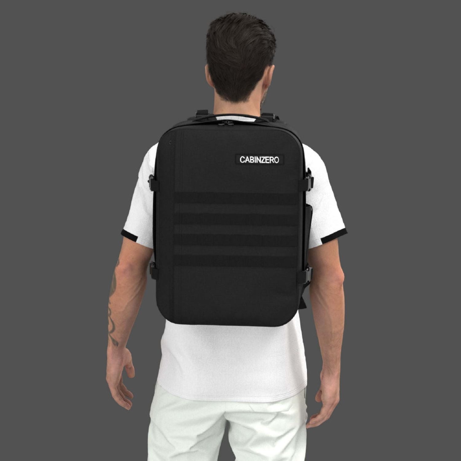 Cabinzero Military Cabin Bag With Luggage Trackers 28L