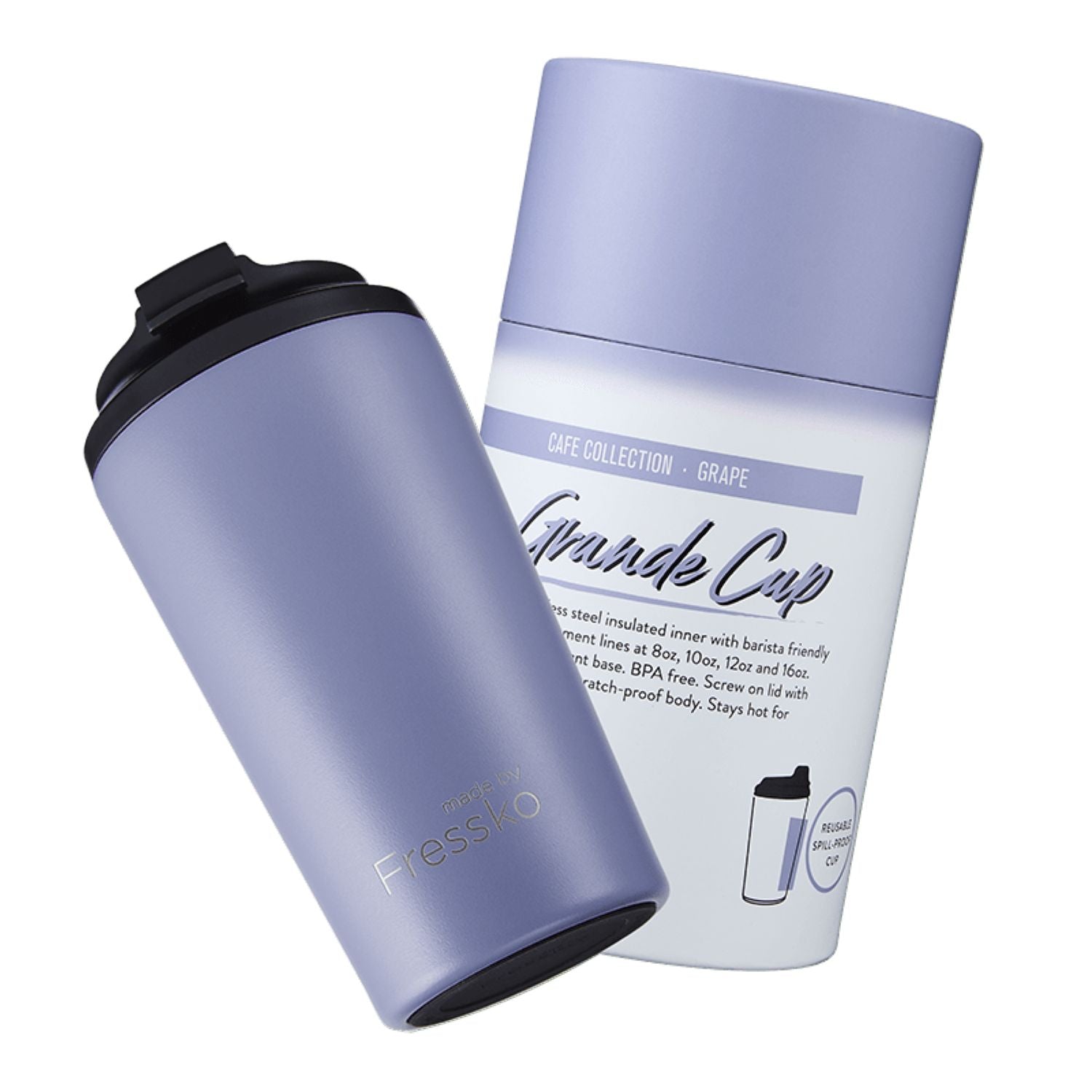 Made By Fressko Grande 16oz Insulated Stainless Steel Cup (SA)