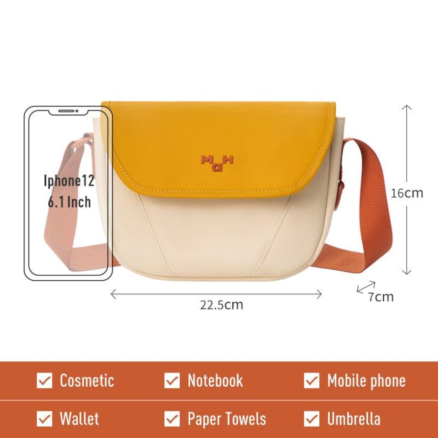 MAH Young Cross Shuttle Sling Bag (SA)