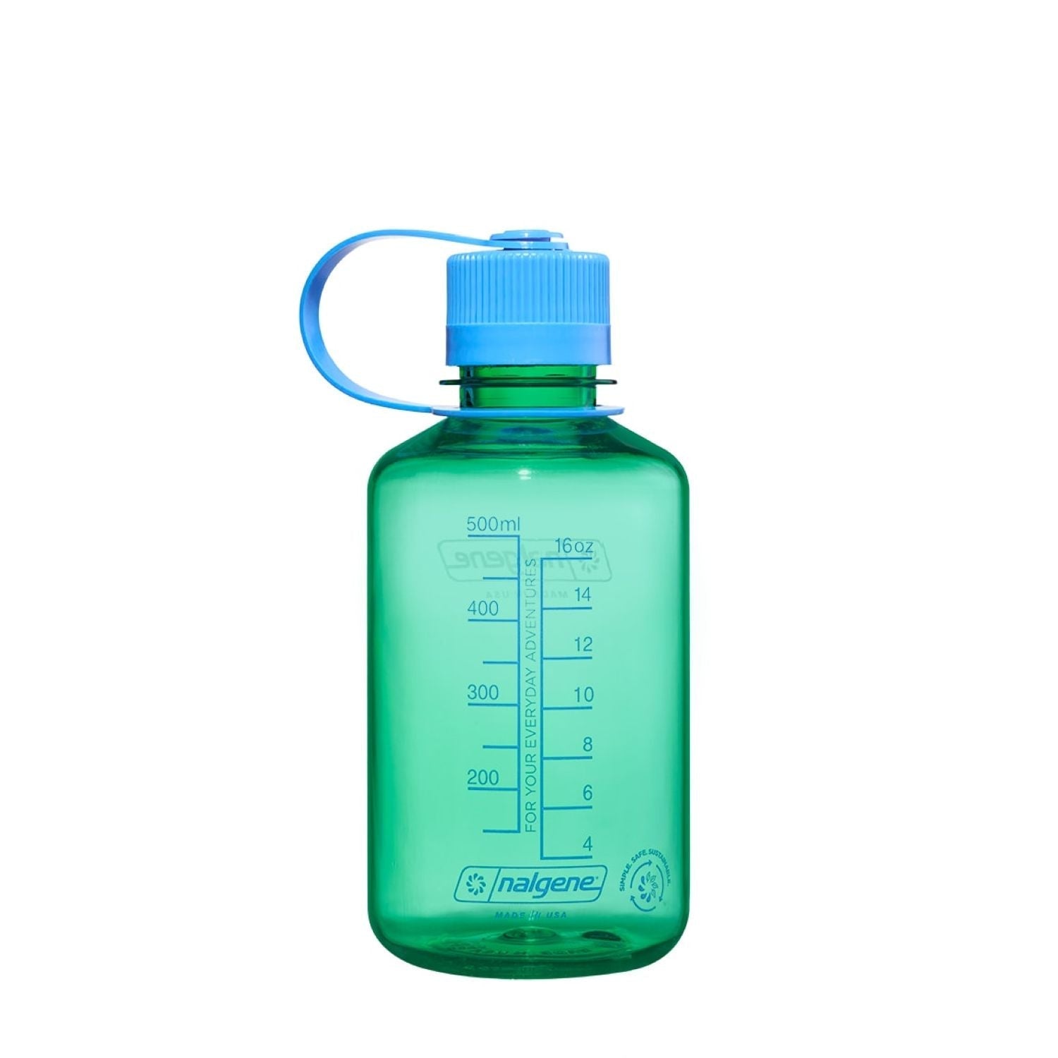Nalgene 16oz Narrow Mouth Water Bottle (Plain) (SA)