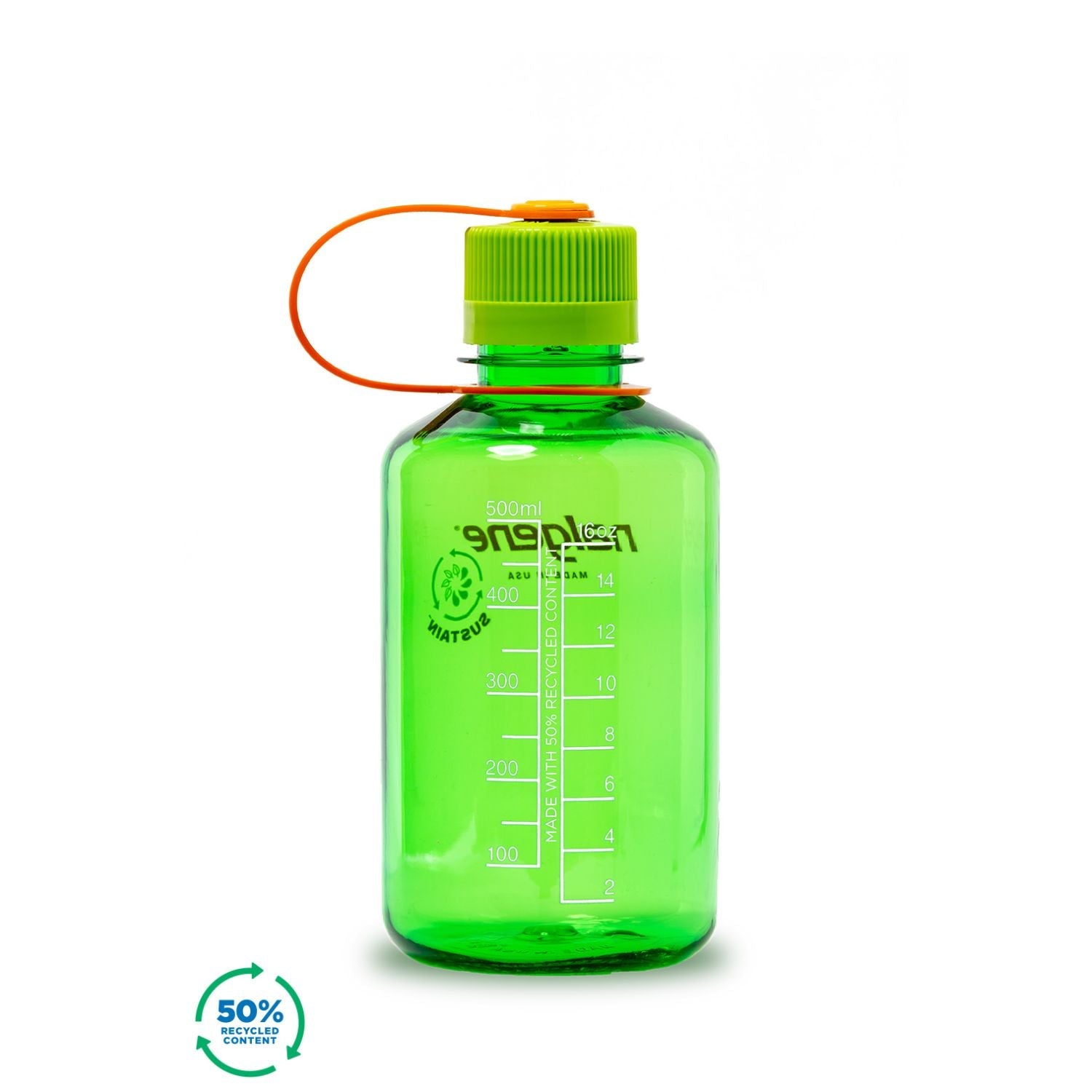 Nalgene 16oz Narrow Mouth Water Bottle (Plain)