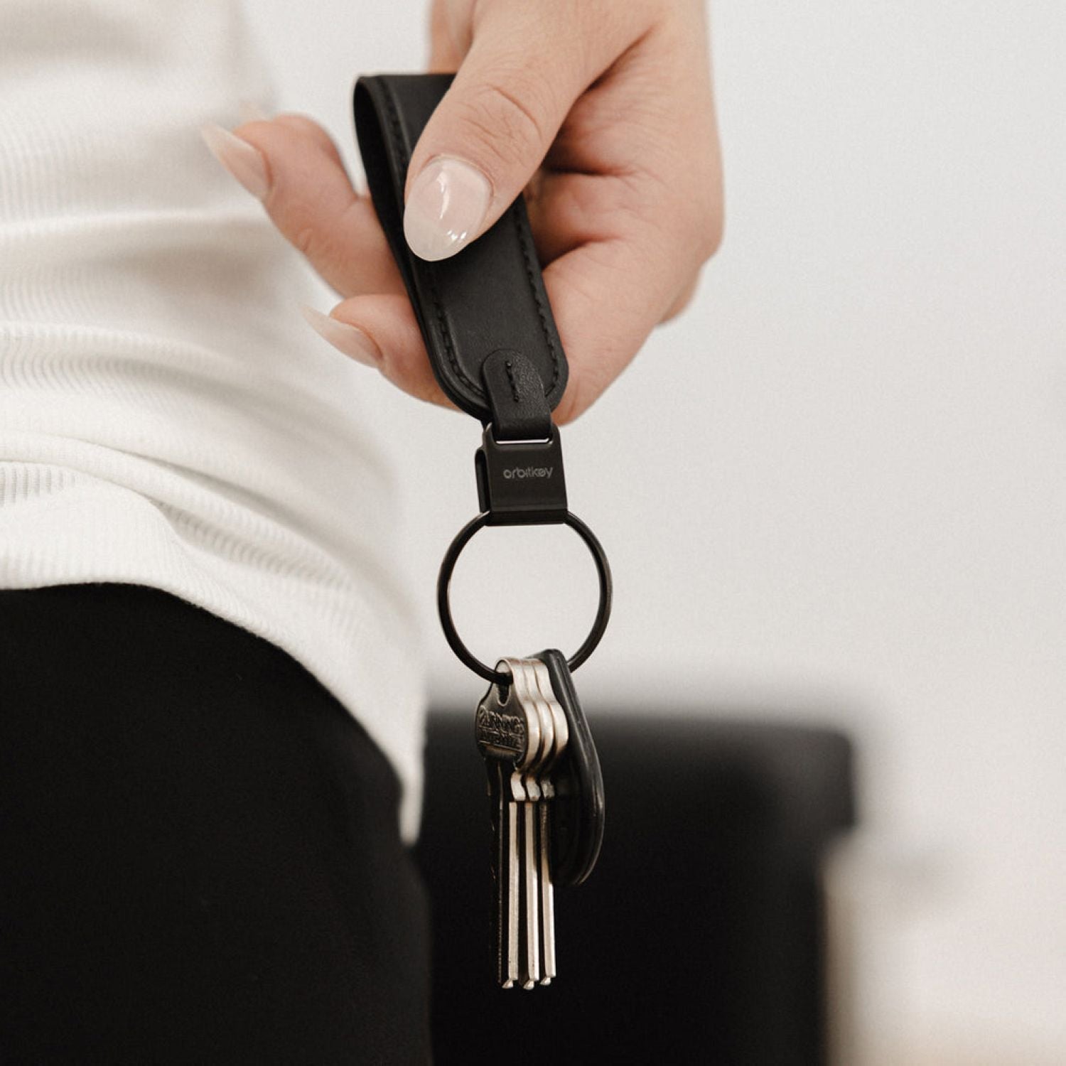 Orbitkey Loop Keychain Leather