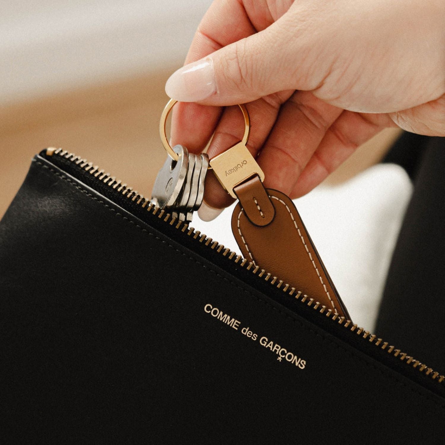 Orbitkey Loop Keychain Leather
