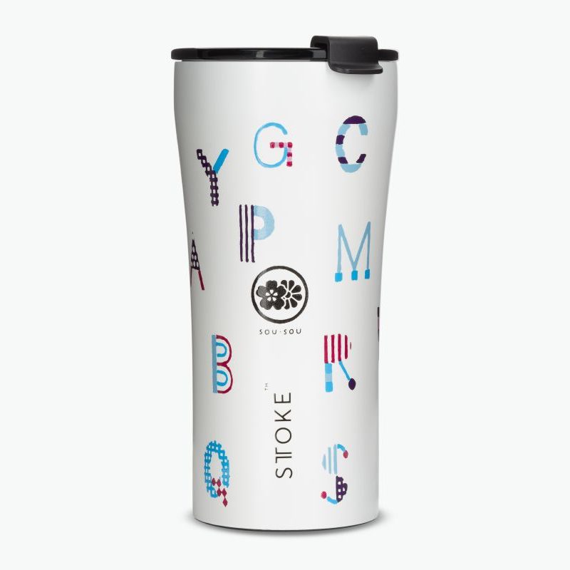 STTOKE x SOU•SOU Leakproof Ceramic Insulated Cup 16oz