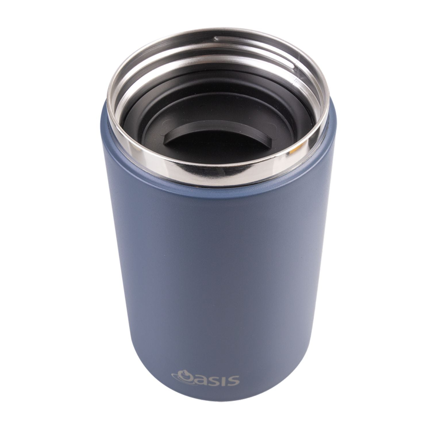 Oasis Stainless Steel Insulated Dual Compartment Food Flask with Handle 700ML
