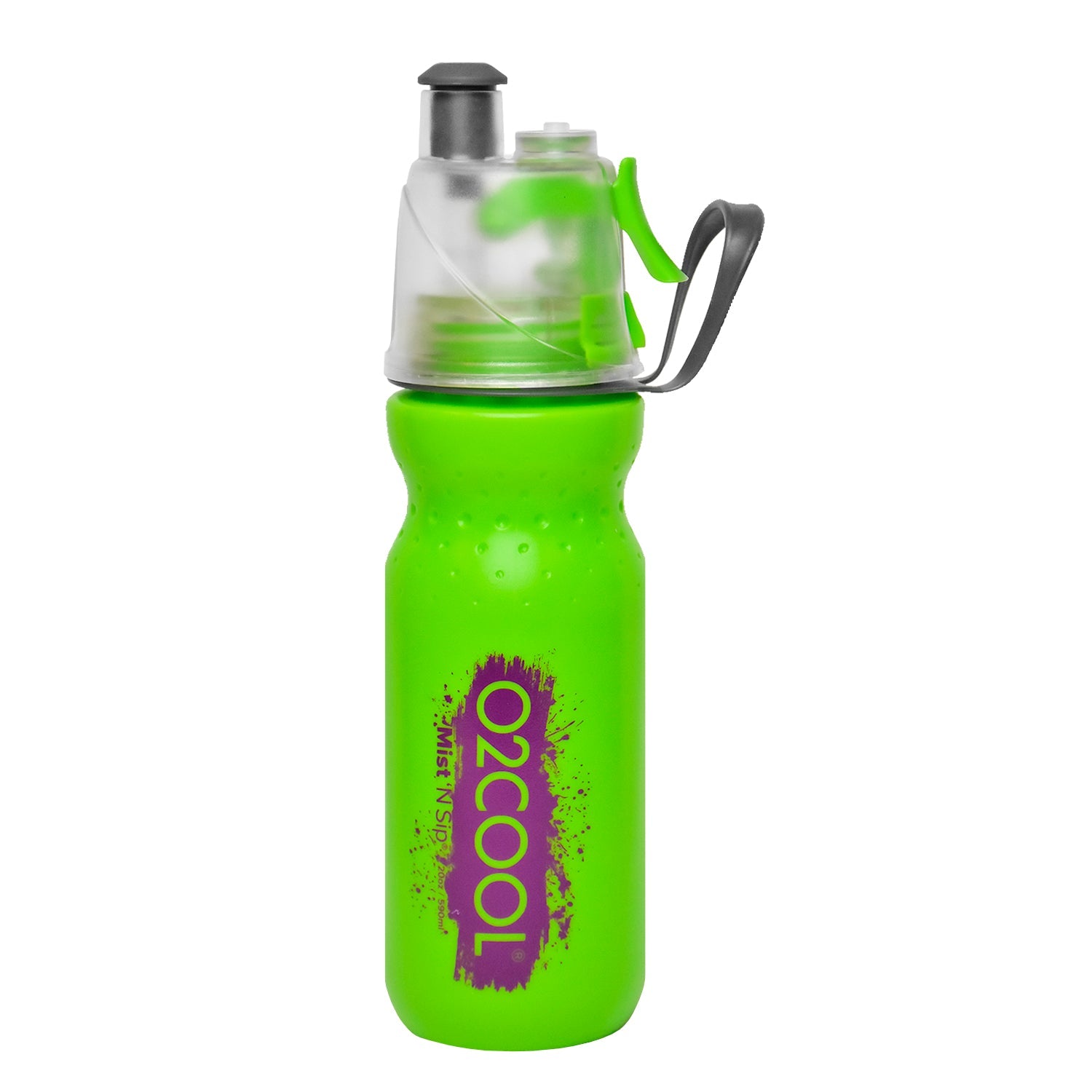 O2COOL Arctic Squeeze Sw Mist 'N Sip Insulated Water Bottle 20oz with Lock & Mount | O2COOL