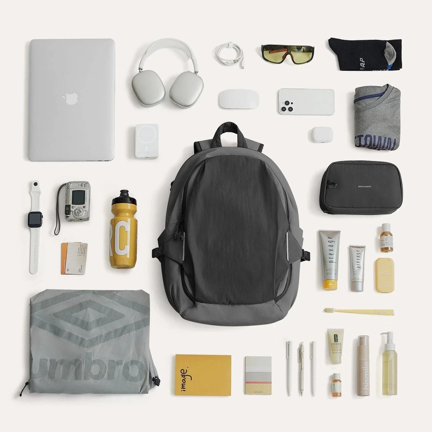 Bagsmart Soar 180° Open Clamshell Travel Backpack 25L Set