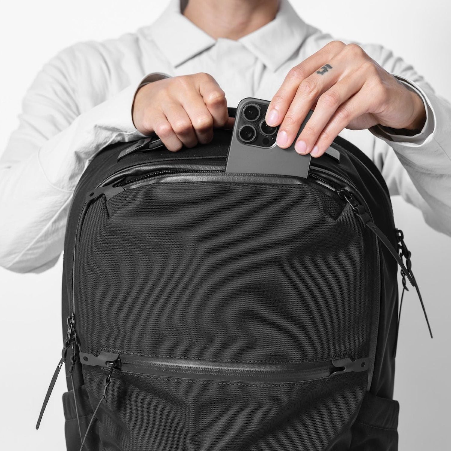 Black Ember Citadel H2 Laptop Backpack Embertex PFAS Free 25L