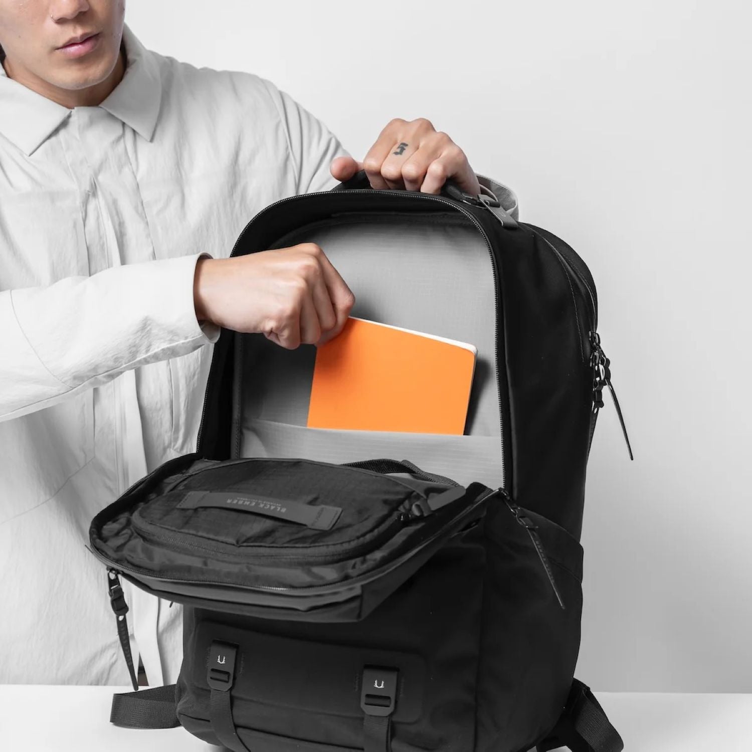 Black Ember Citadel H2 Laptop Backpack Embertex PFAS Free 25L