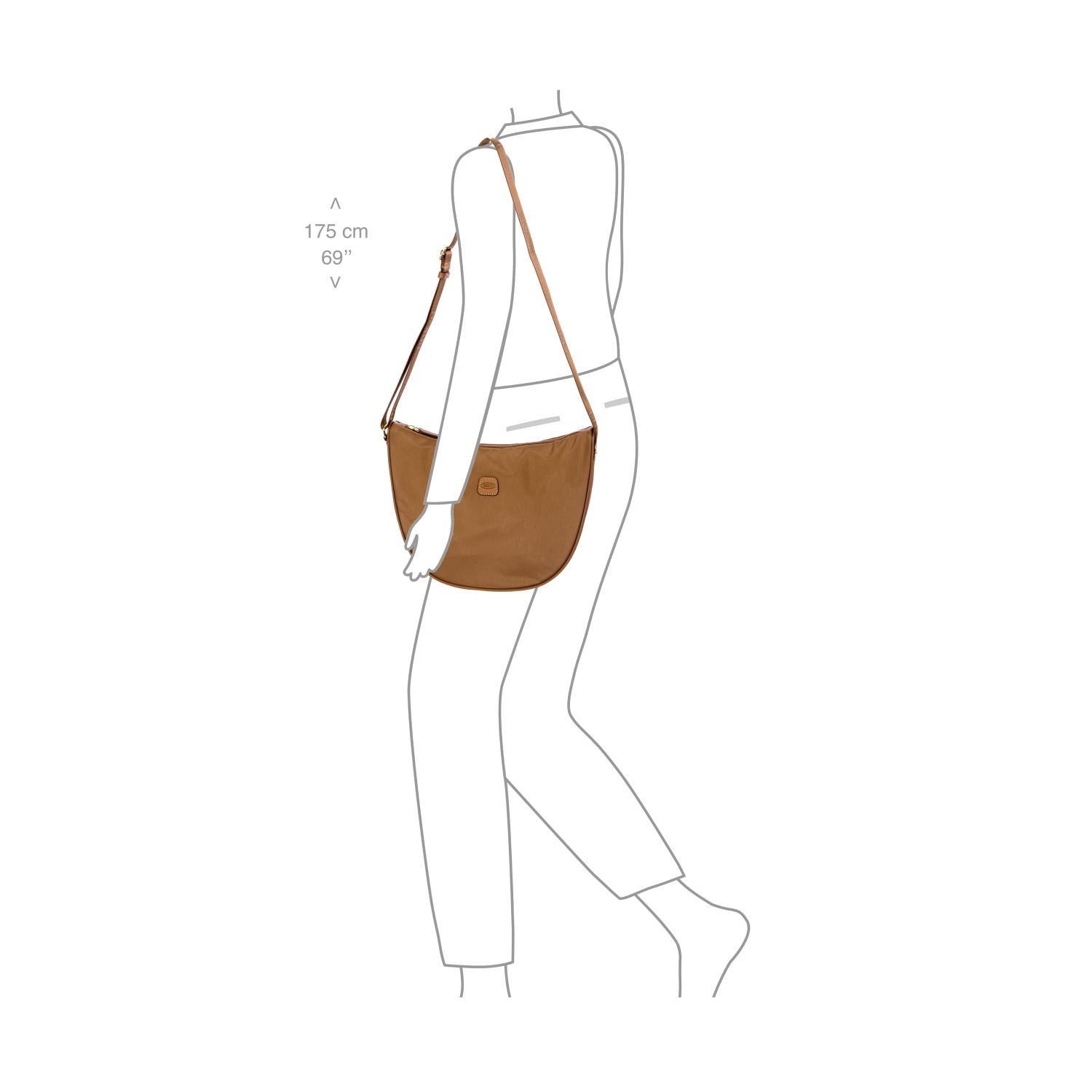 BRIC'S X-Bag Half Moon Bag - Medium