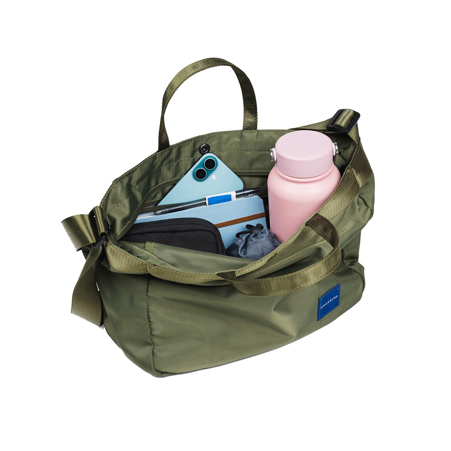 Crossing Hollis Anti-Theft RFID Dual Carry Crossbody Bag