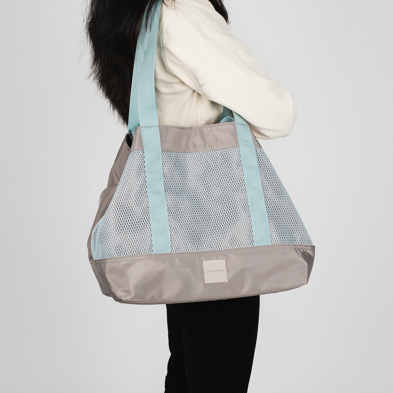 Crossing Meg Dual Carry Mesh Tote Bag