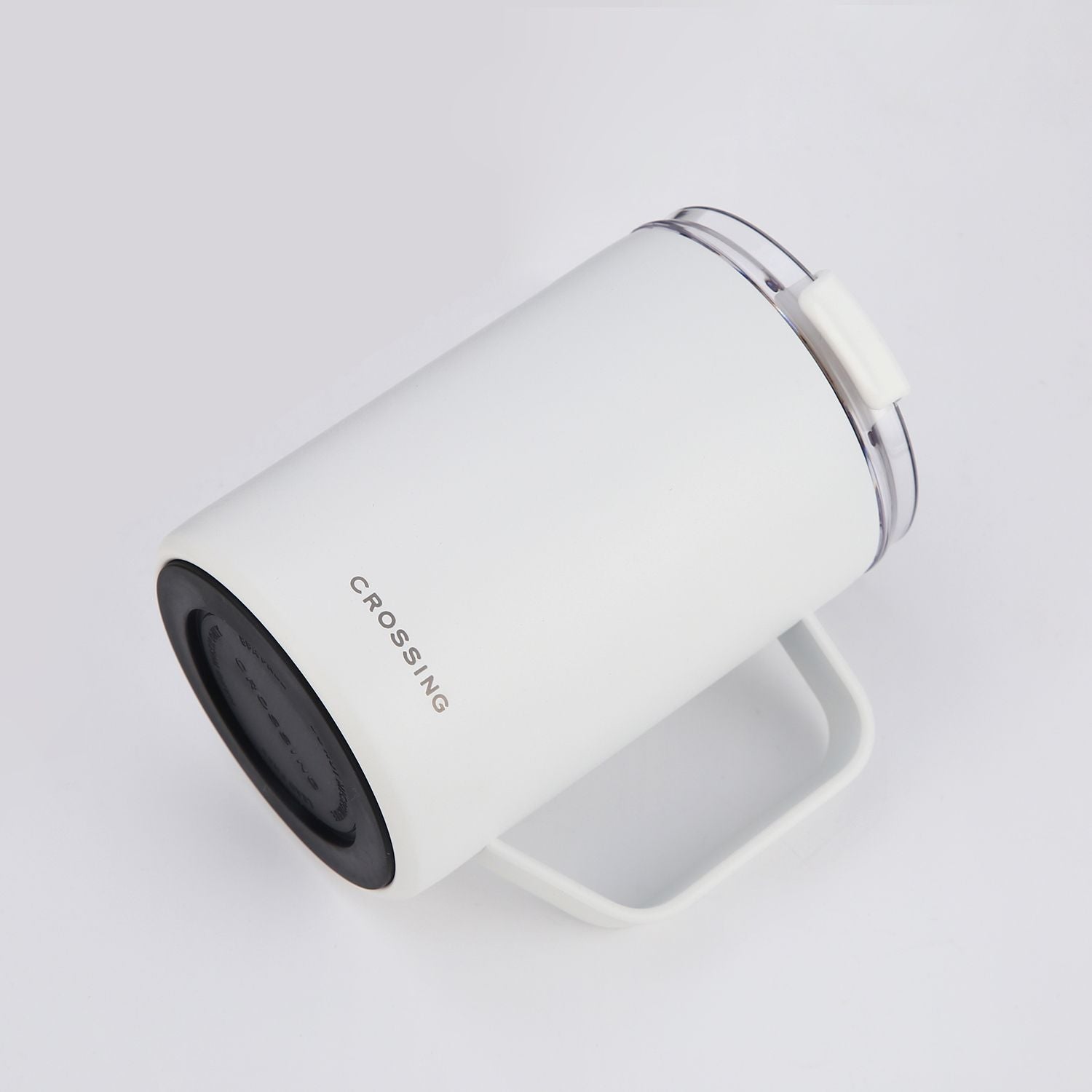Crossing Neo V2 Insulated S/S Leakproof Lid Ceramic Mug W Handle And Silicone Base 400ml