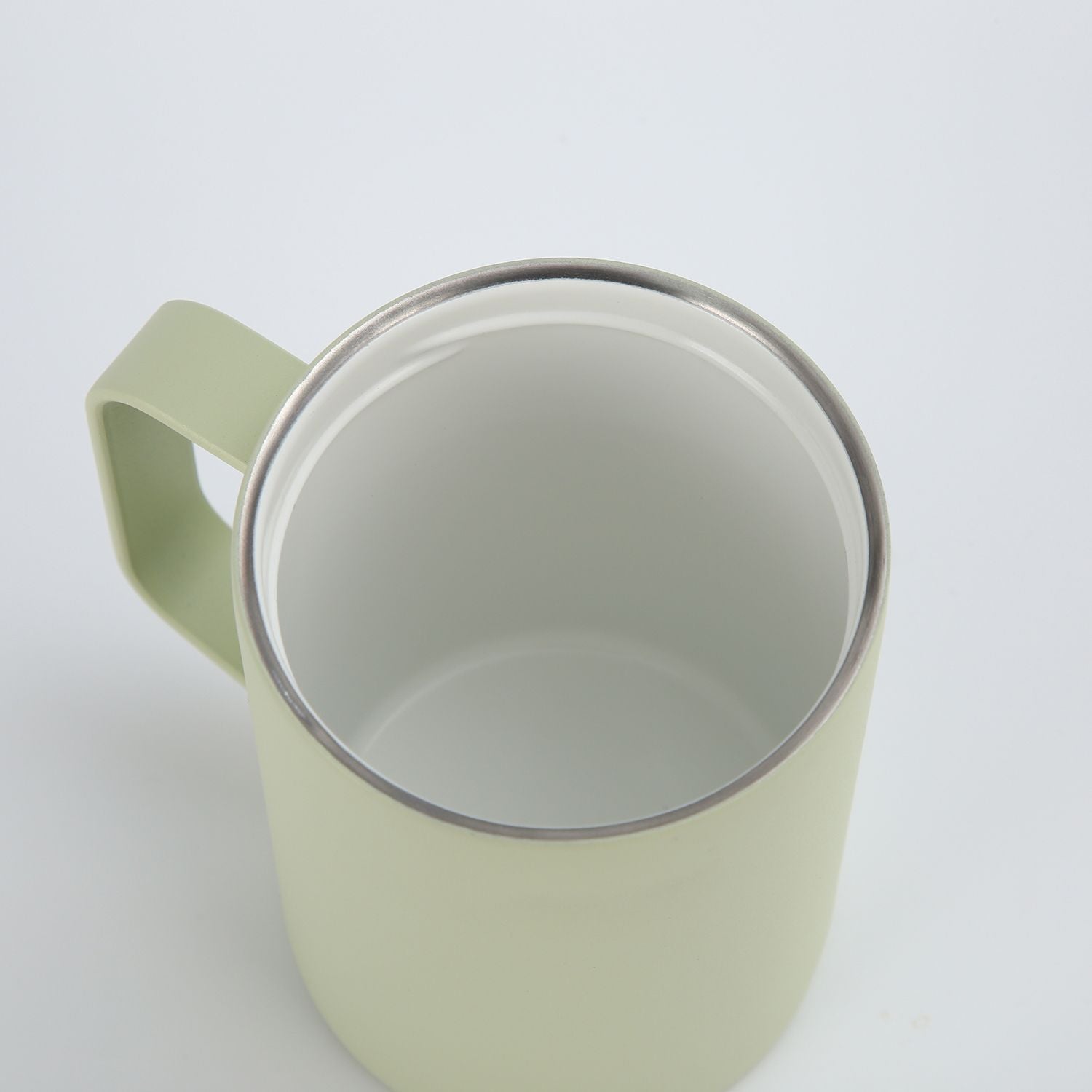 Crossing Neo V2 Insulated S/S Leakproof Lid Ceramic Mug W Handle And Silicone Base 400ml
