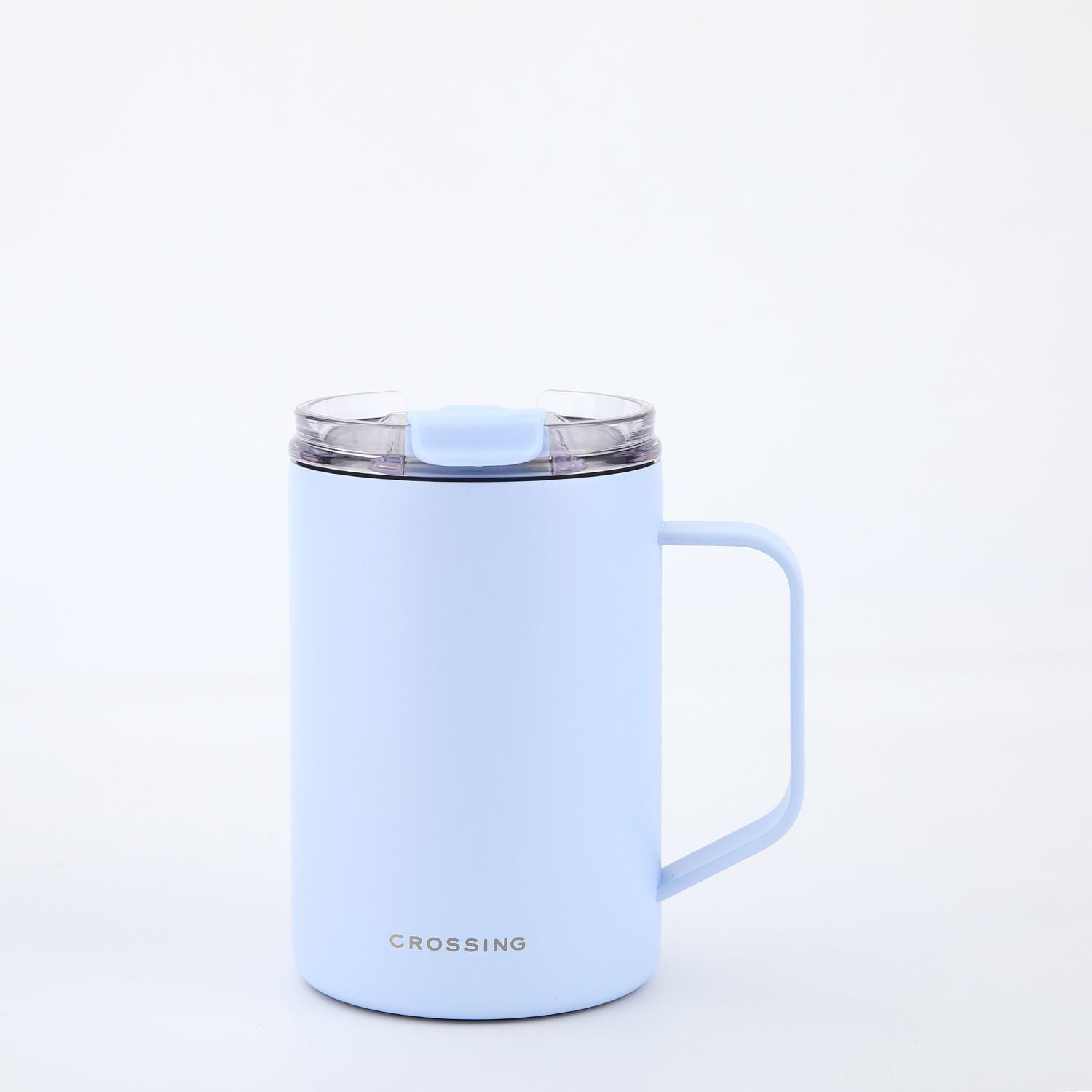 Crossing Neo V2 Insulated S/S Leakproof Lid Ceramic Mug W Handle And Silicone Base 400ml