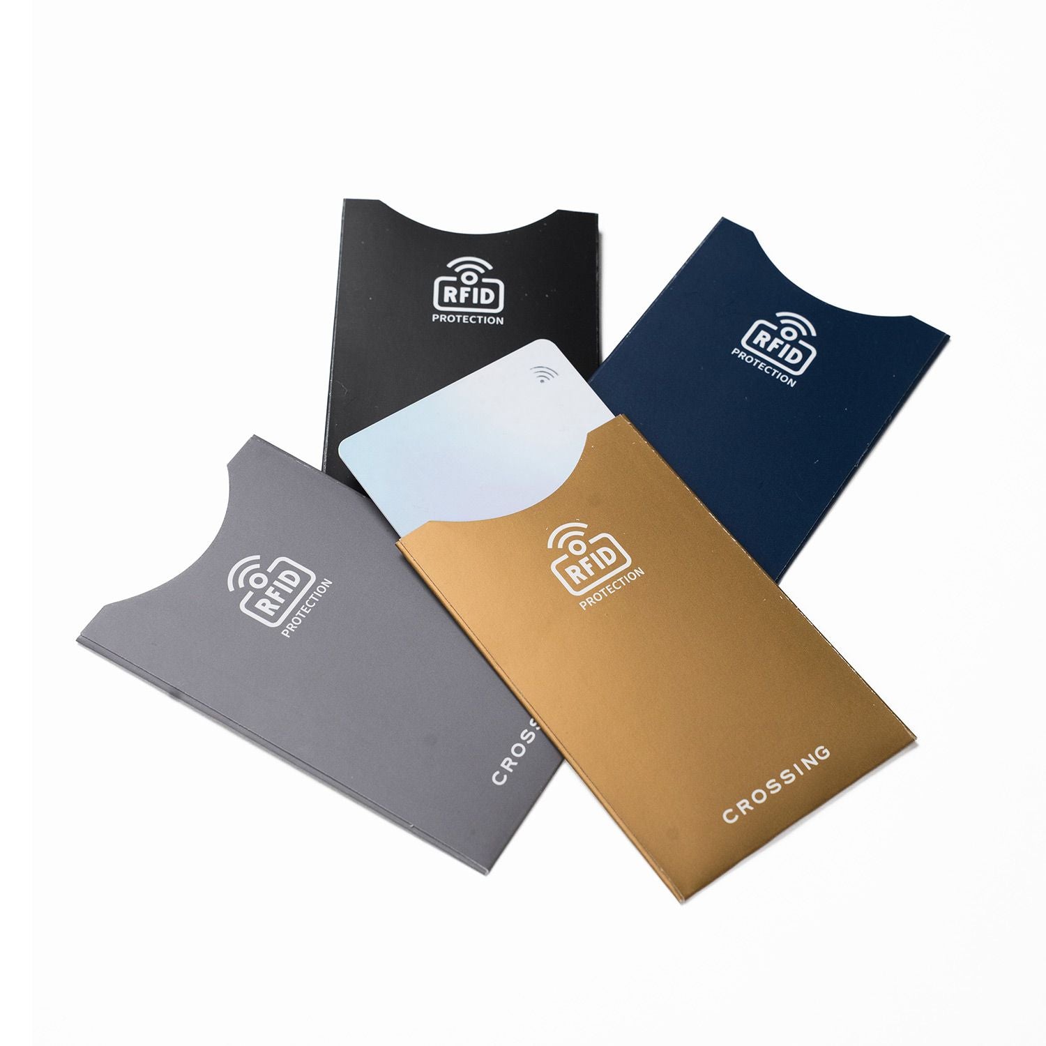 Crossing RFID Blocking Credit Card Sleeves Set Of 4