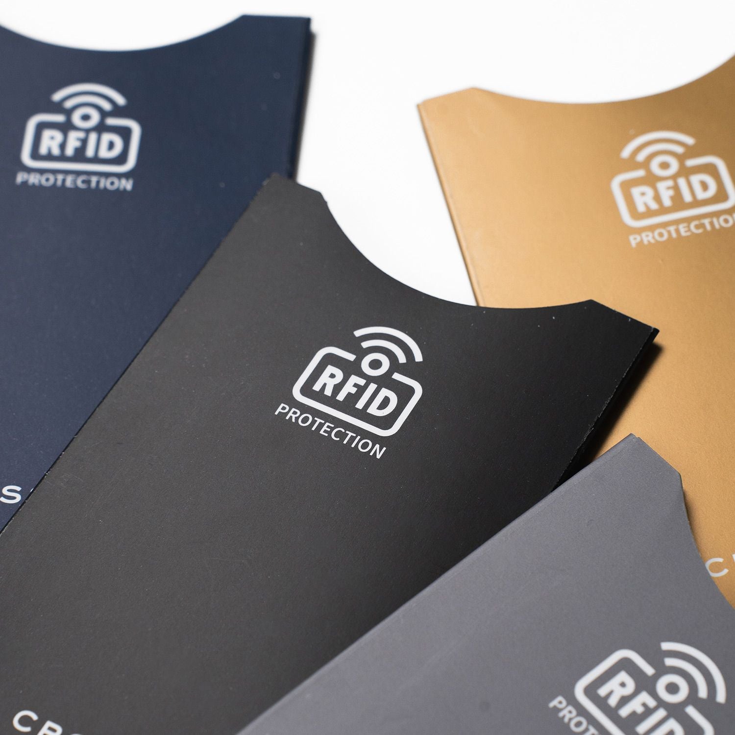 Crossing RFID Blocking Credit Card Sleeves Set Of 4