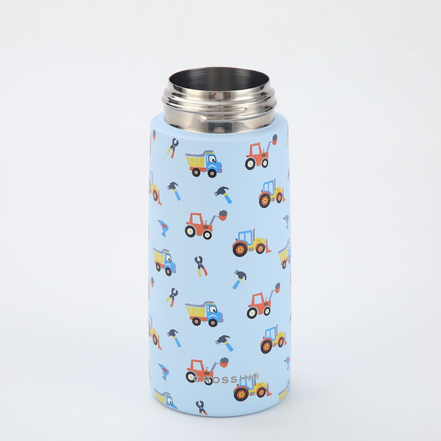 Crossing S/S 316 Kids' Insulated Water Bottle W/Sipper Silicone Straw 400ml