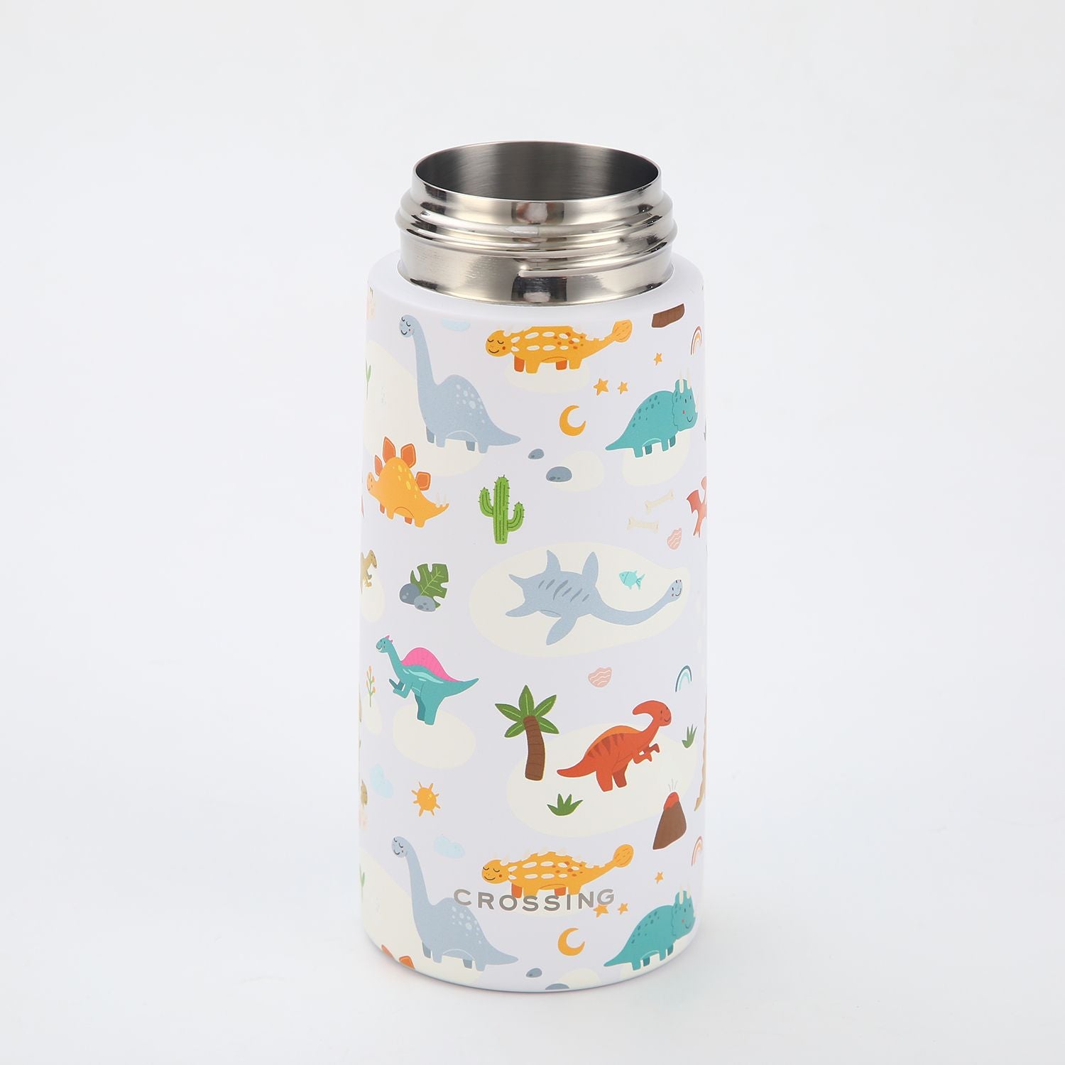 Crossing S/S 316 Kids' Insulated Water Bottle W/Sipper Silicone Straw 400ml