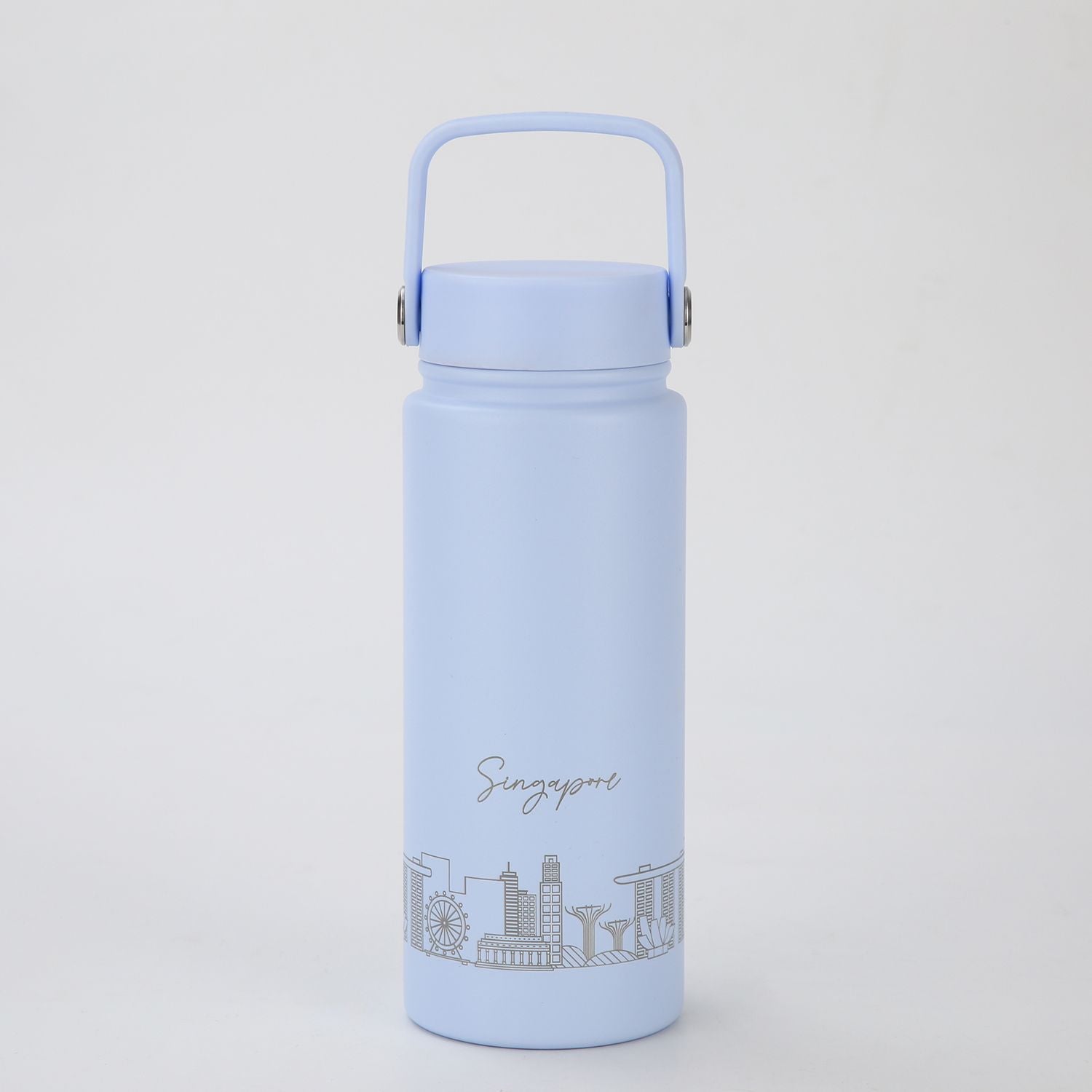 Crossing Urban Ceramic S/S Insulated Flat Cap Bottle With Handle 600ml