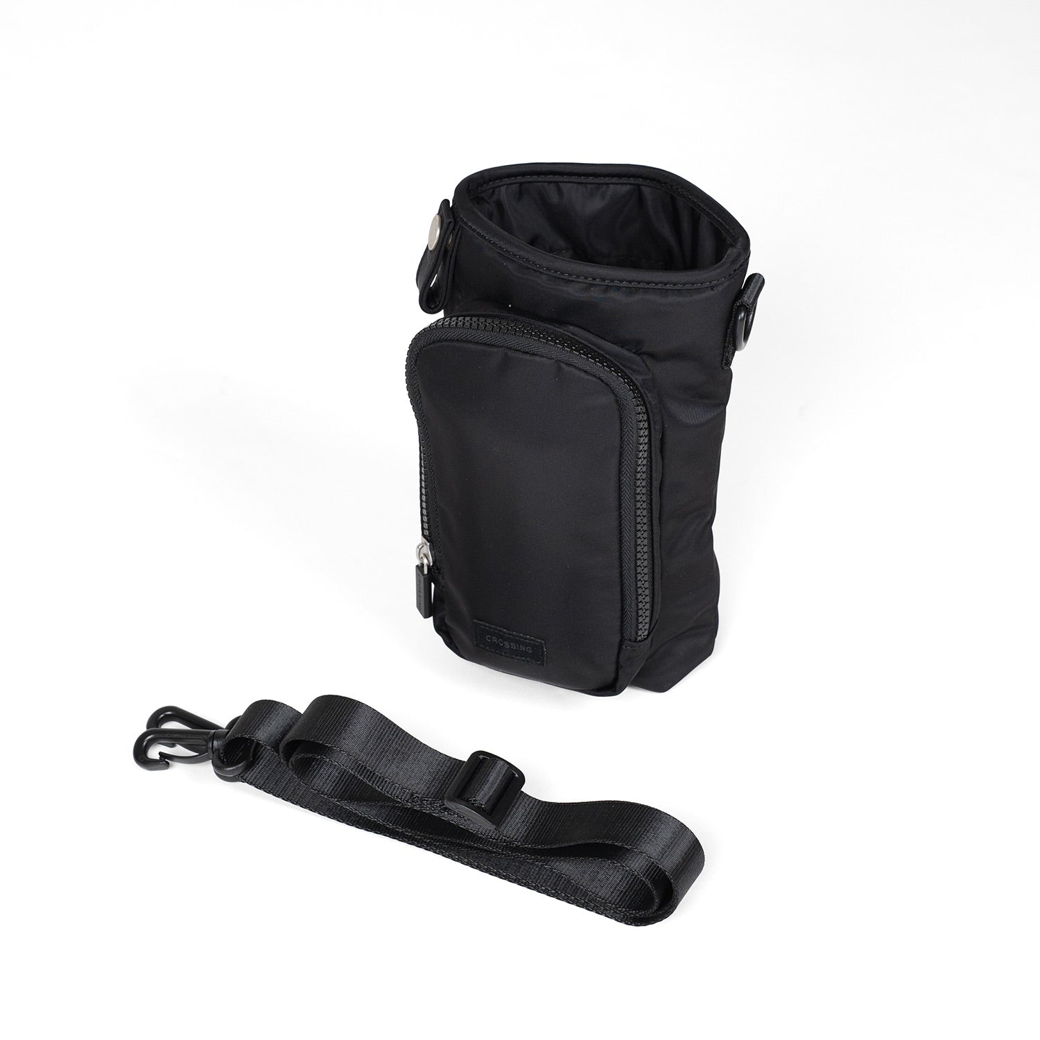 Crossing Water Bottle Crossbody Bag With  Front Pocket 2L