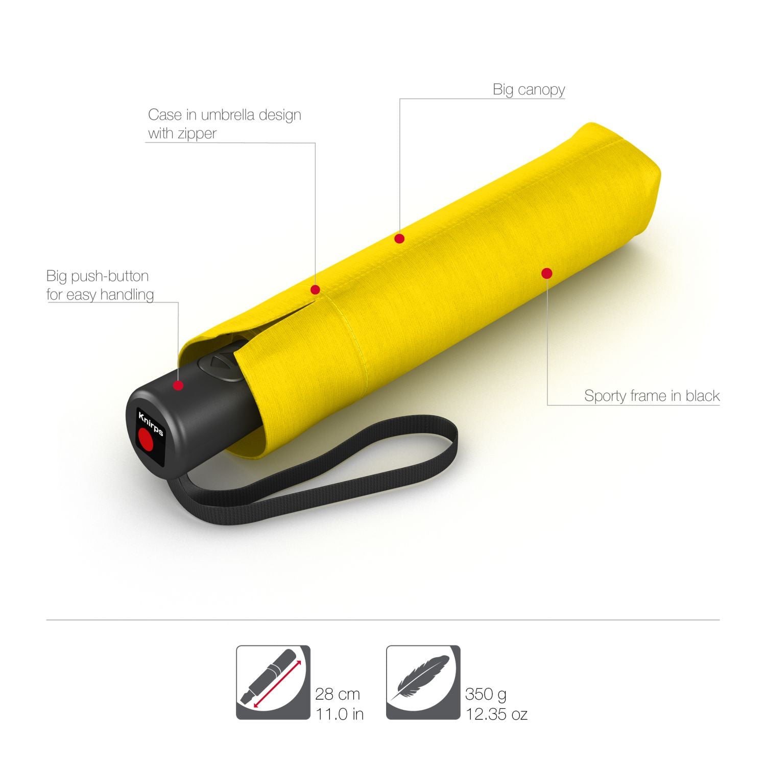 Knirps A.200 Medium Duomatic Umbrella (SA)
