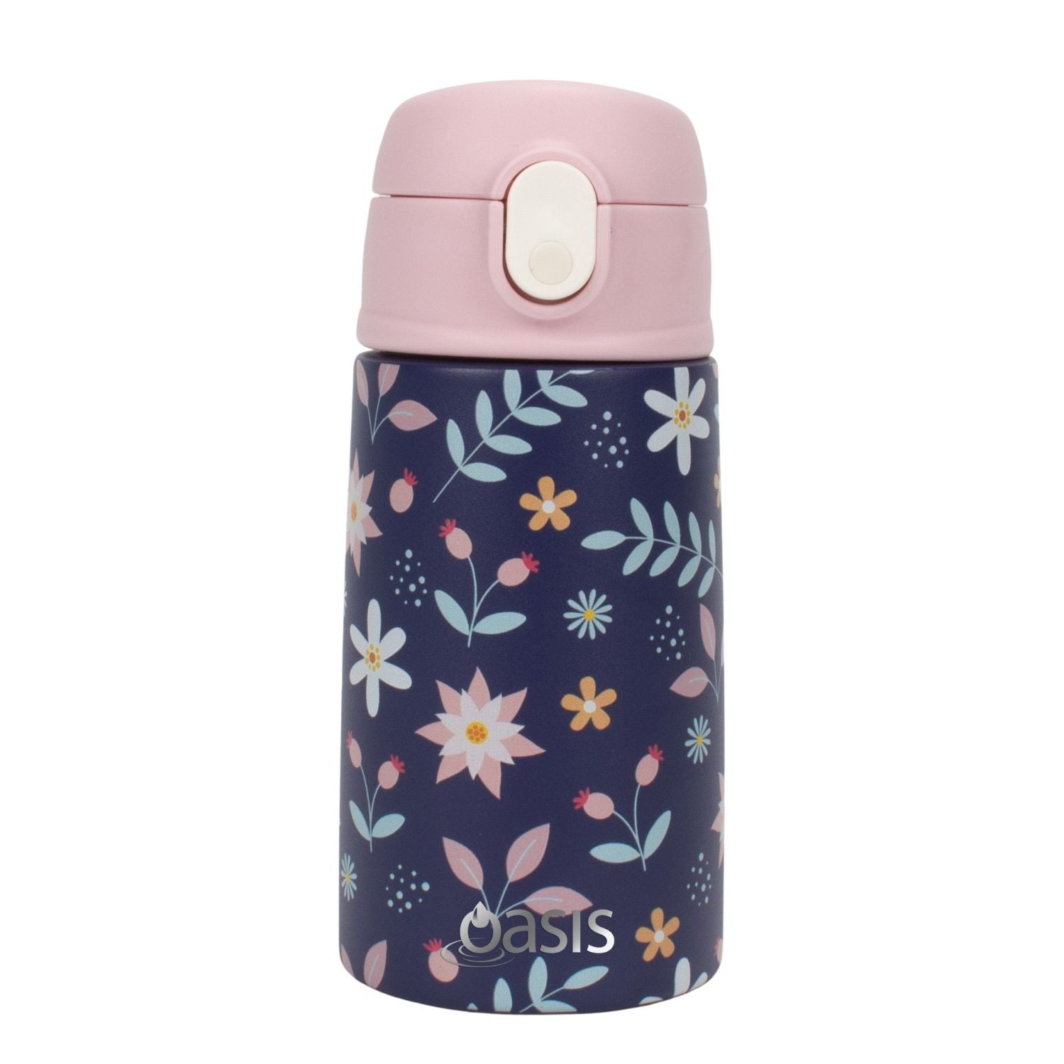 Oasis Kids Water Bottle with Sipper Silicone Straw 400ML
