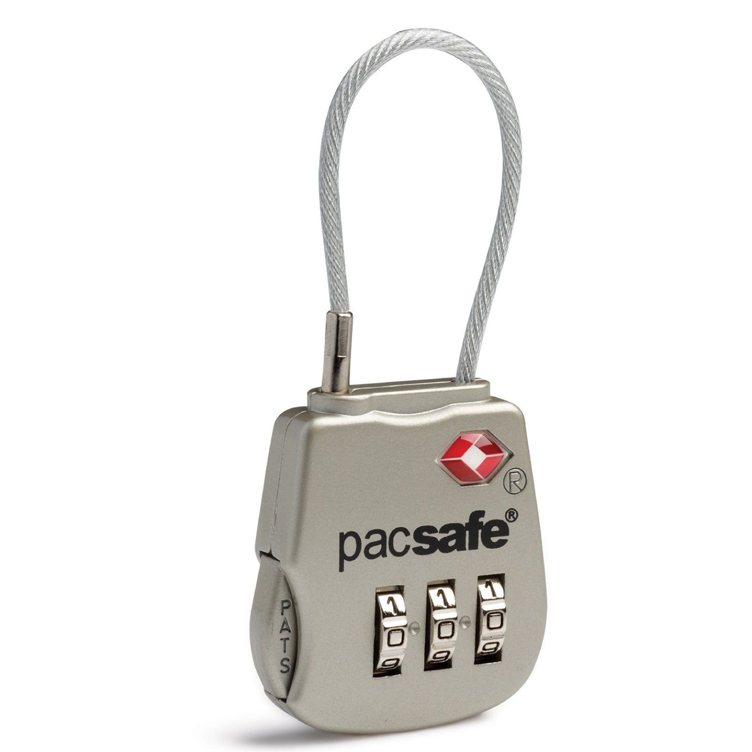 Pacsafe Prosafe 800 Travel Sentry Approved 3 Dial Cable Lock | Pacsafe