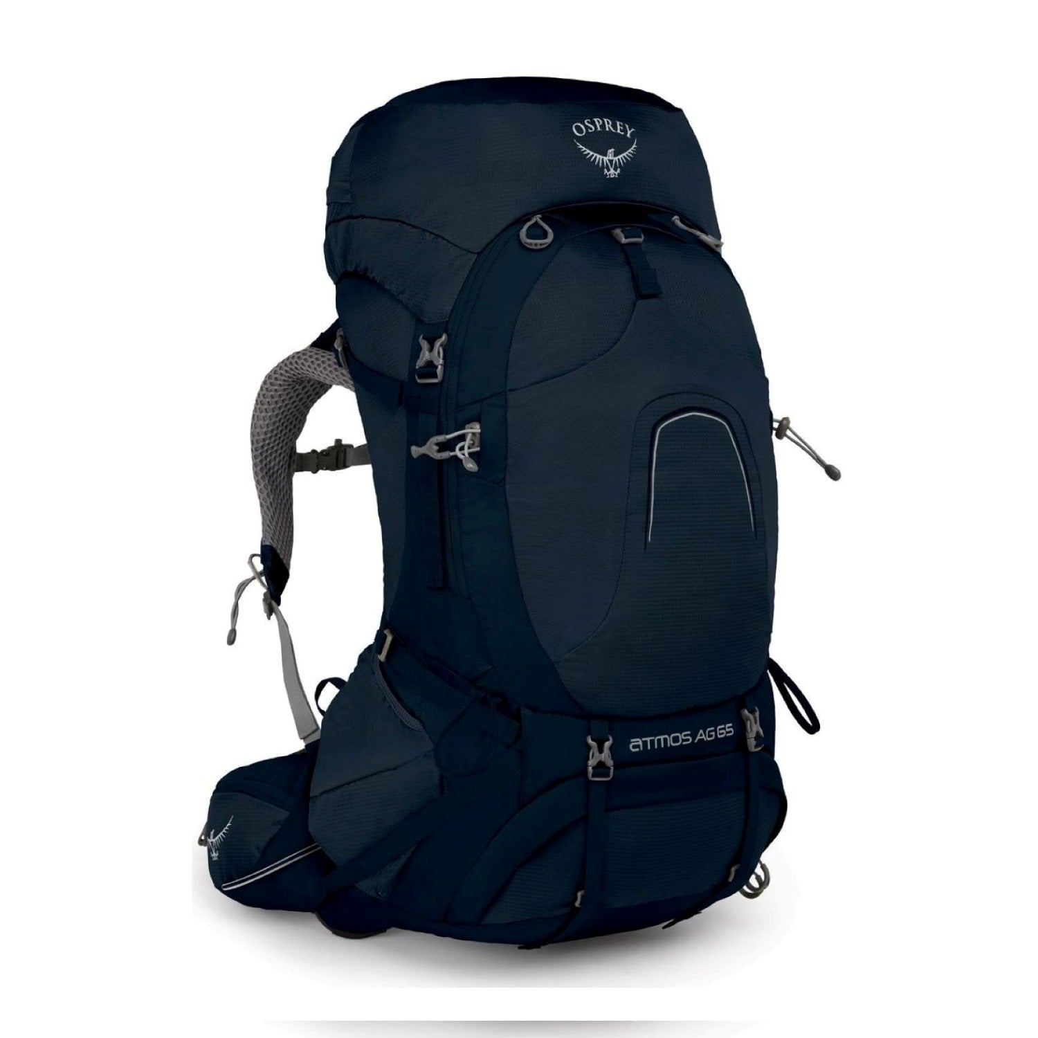 Osprey Atmos AG 65 Backpack with Raincover - Medium - Men's Backpacking (SA)