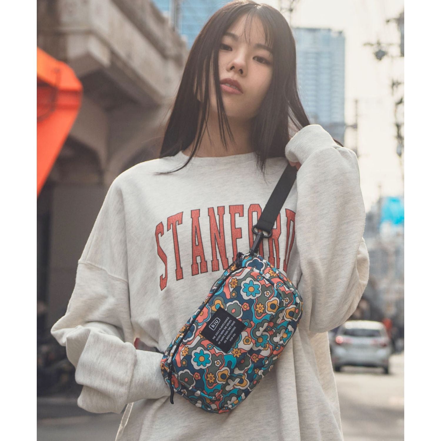 KiU 300D Front Pocket Mini Shoulder Bag