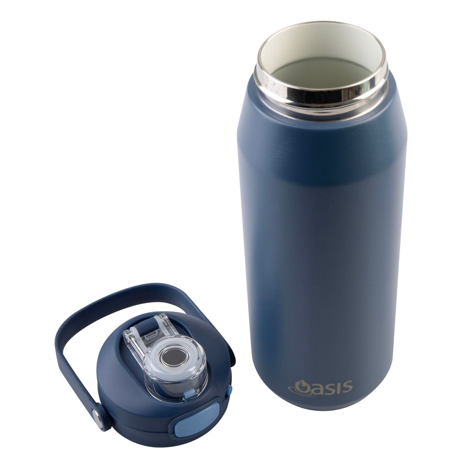 Oasis Ceramic Stainless Steel Triple Wall Capri Quick Release Drink Bottle 750ML