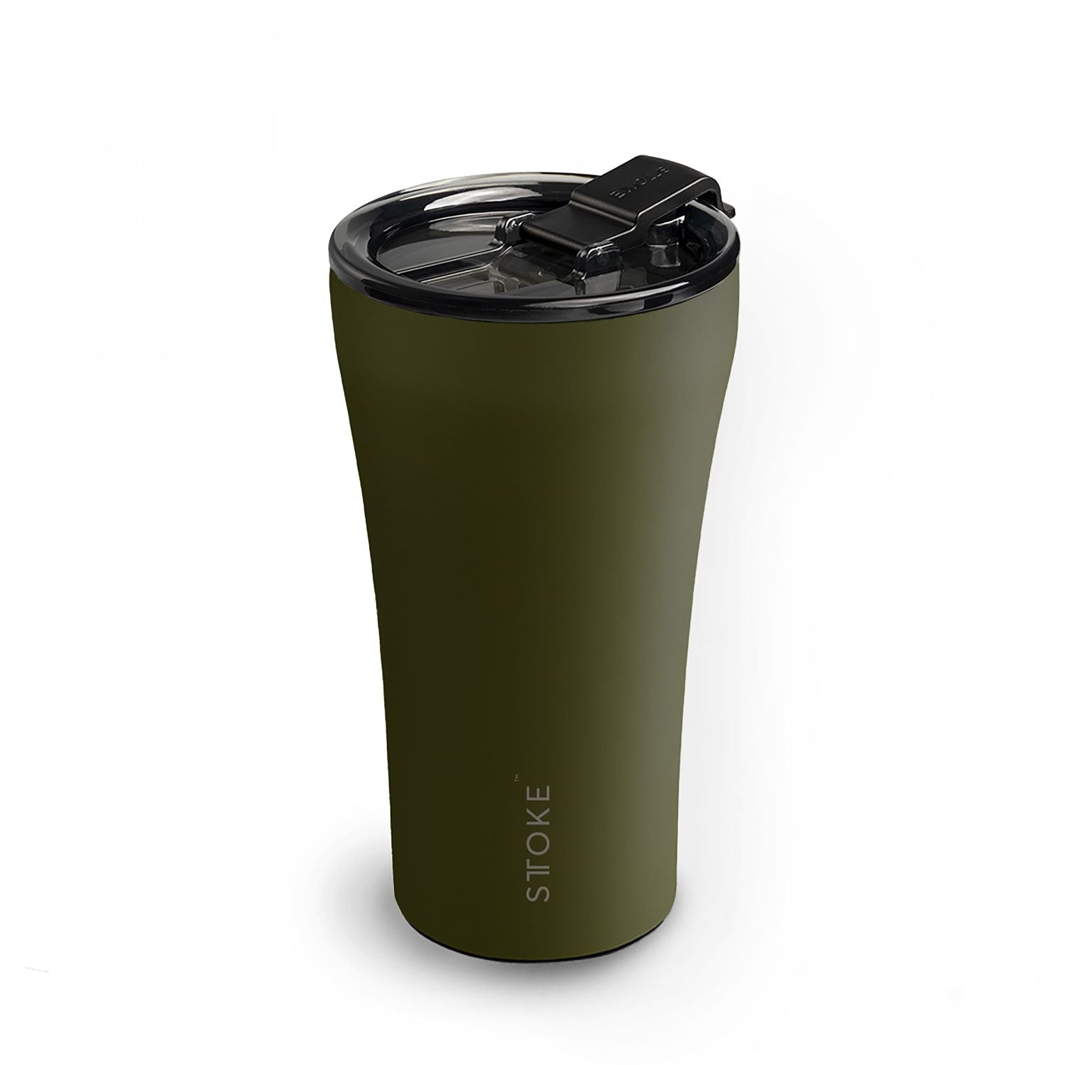 STTOKE Earth Leakproof Ceramic Insulated Cup Powder Coating 12OZ