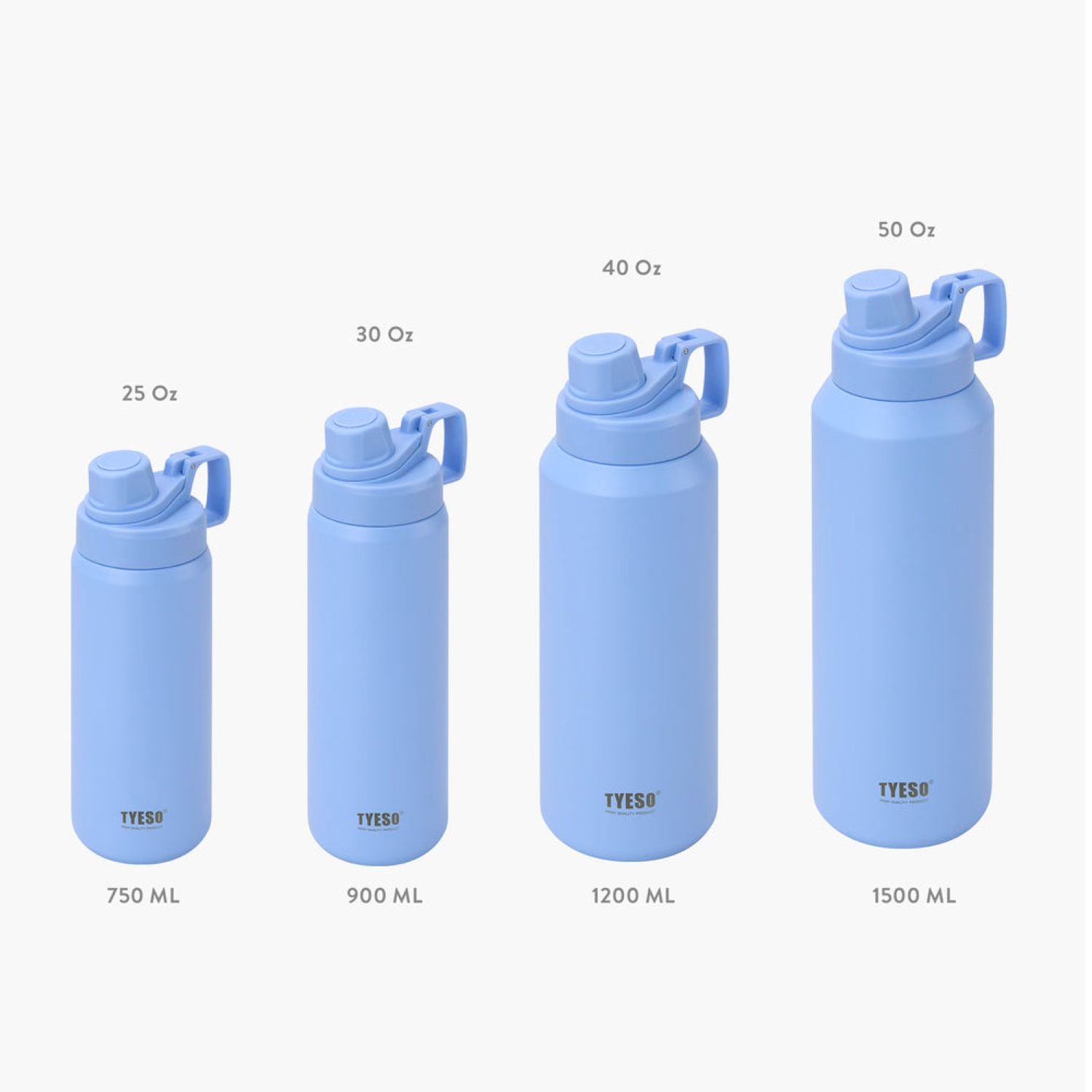 Tyeso Fizz Haze S/S Vacuum Insulated Bottle With Handle 1200ML