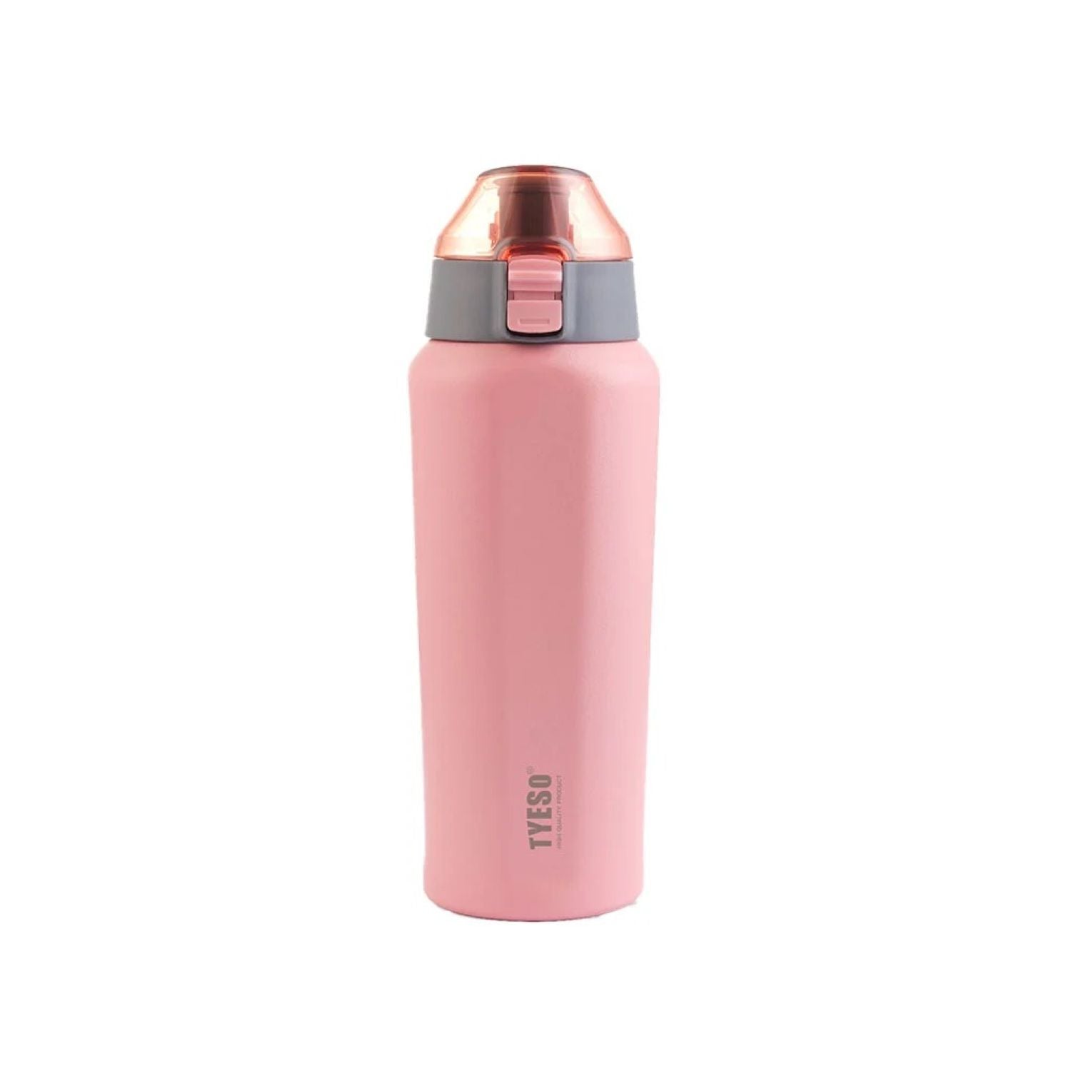 Tyeso Obelisk Lockable One Press Straw Sprout Flip Lid S/S Vacuum Insulated Bottle With Handle 600ml