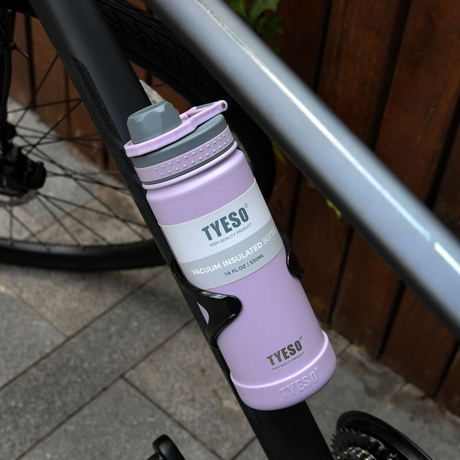 Tyeso Revive (Matte) S/S Vacuum Insulated Bottle With Handle 600ML