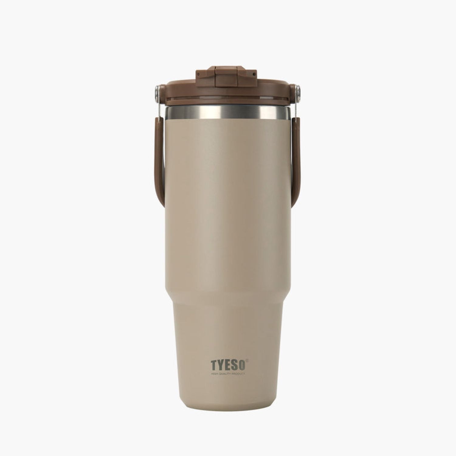 Tyeso Roam 2.0 Leakproof 2 In 1 Sip & Straw Lid S/S Vacuum Insulated Tumbler With Handle 1200ML