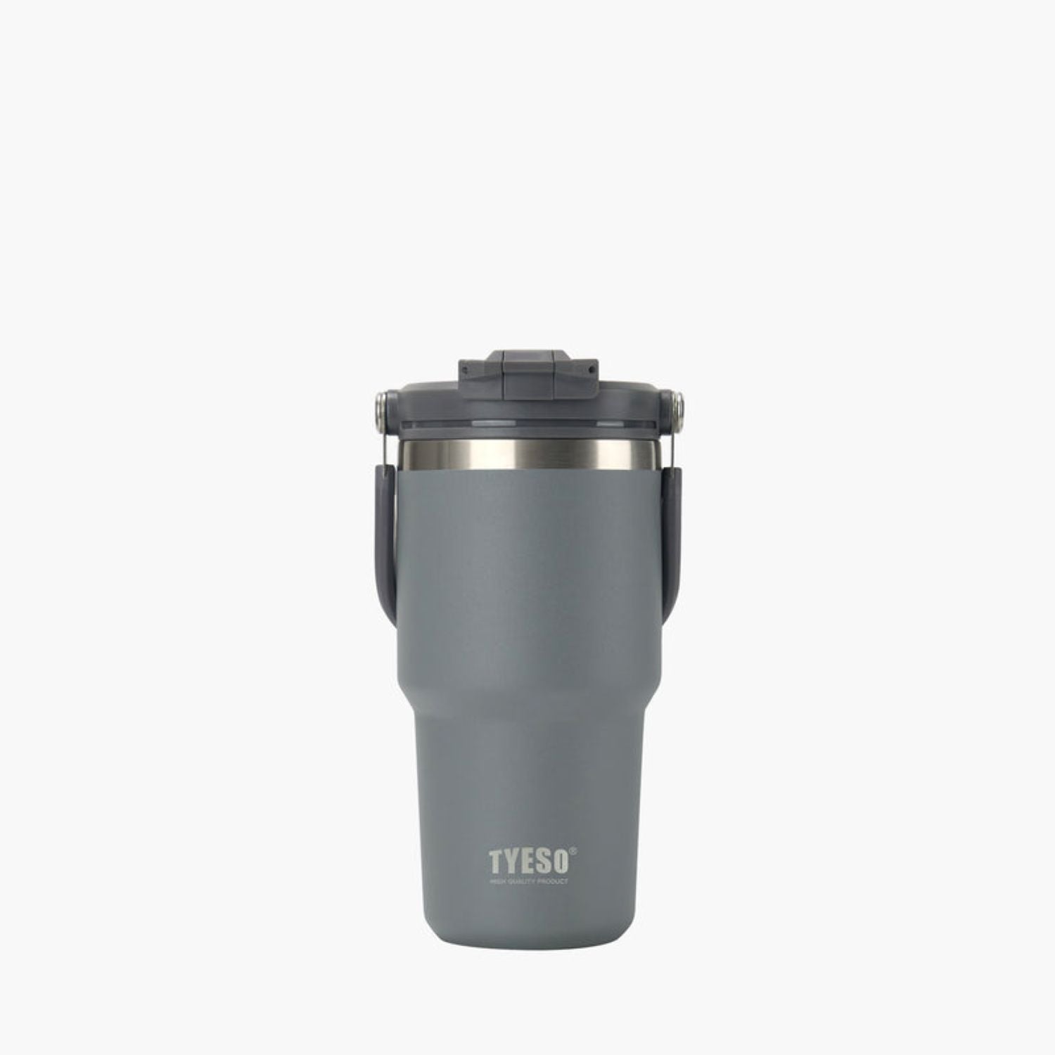 Tyeso Roam 2.0 Leakproof 2 In 1 Sip & Straw Lid S/S Vacuum Insulated Tumbler With Handle 600ML