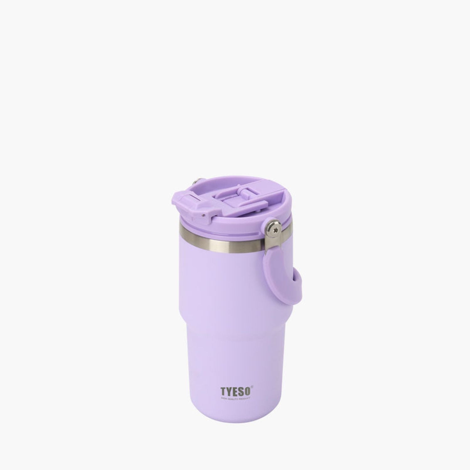 Tyeso Roam 2.0 Leakproof 2 In 1 Sip & Straw Lid S/S Vacuum Insulated Tumbler With Handle 600ML