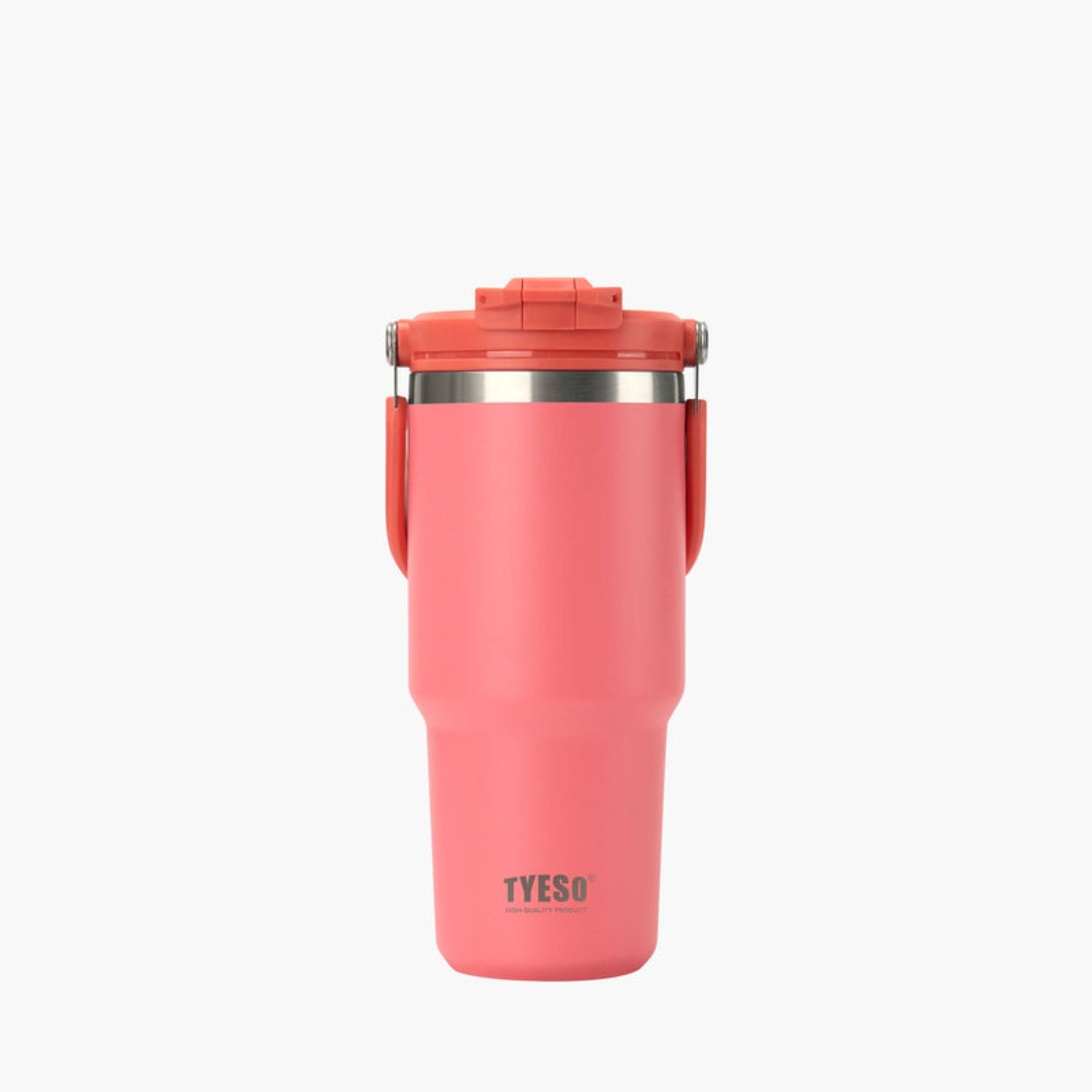 Tyeso Roam 2.0 Leakproof 2 In 1 Sip & Straw Lid S/S Vacuum Insulated Tumbler With Handle 750ML