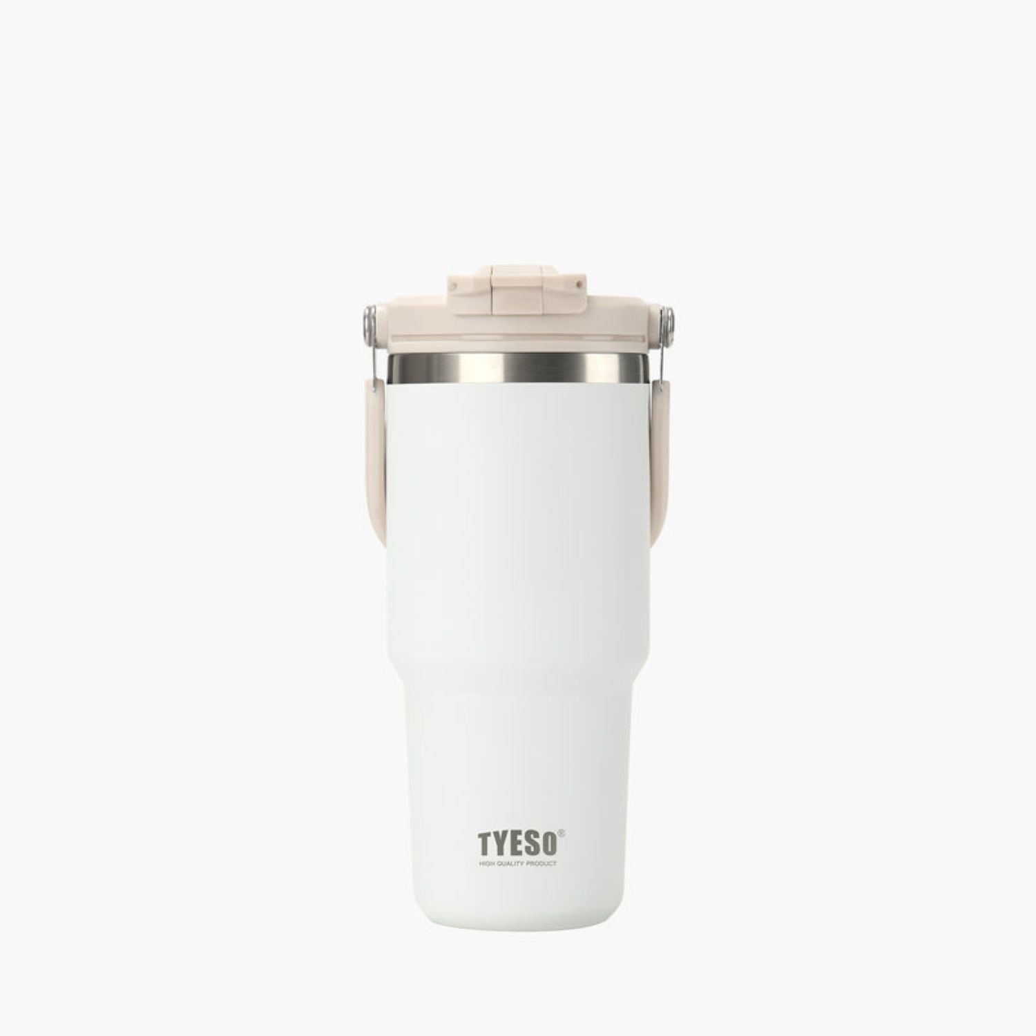 Tyeso Roam 2.0 Leakproof 2 In 1 Sip & Straw Lid S/S Vacuum Insulated Tumbler With Handle 750ML