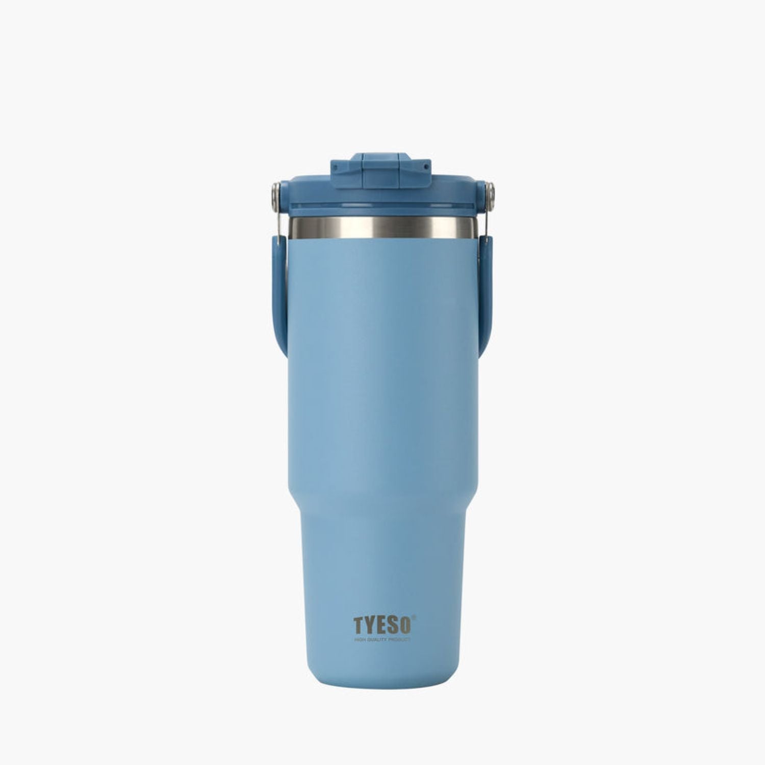 Tyeso Roam 2.0 Leakproof 2 In 1 Sip & Straw Lid S/S Vacuum Insulated Tumbler With Handle 900ML
