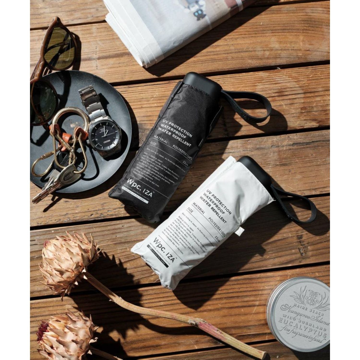 WPC IZA Compact (2025) UV Protection UPF 50+ Umbrella 53cm